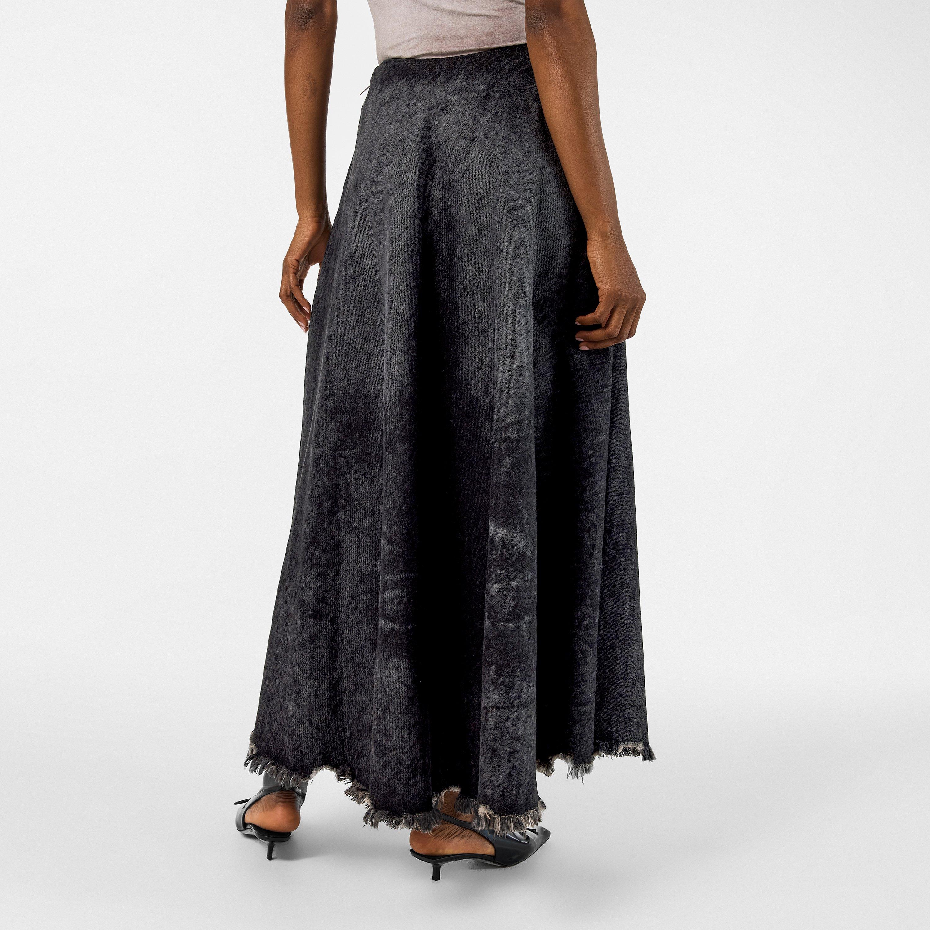 01 - Diesel - Womens De-Hannie-Fsh Denim Skirt - 4