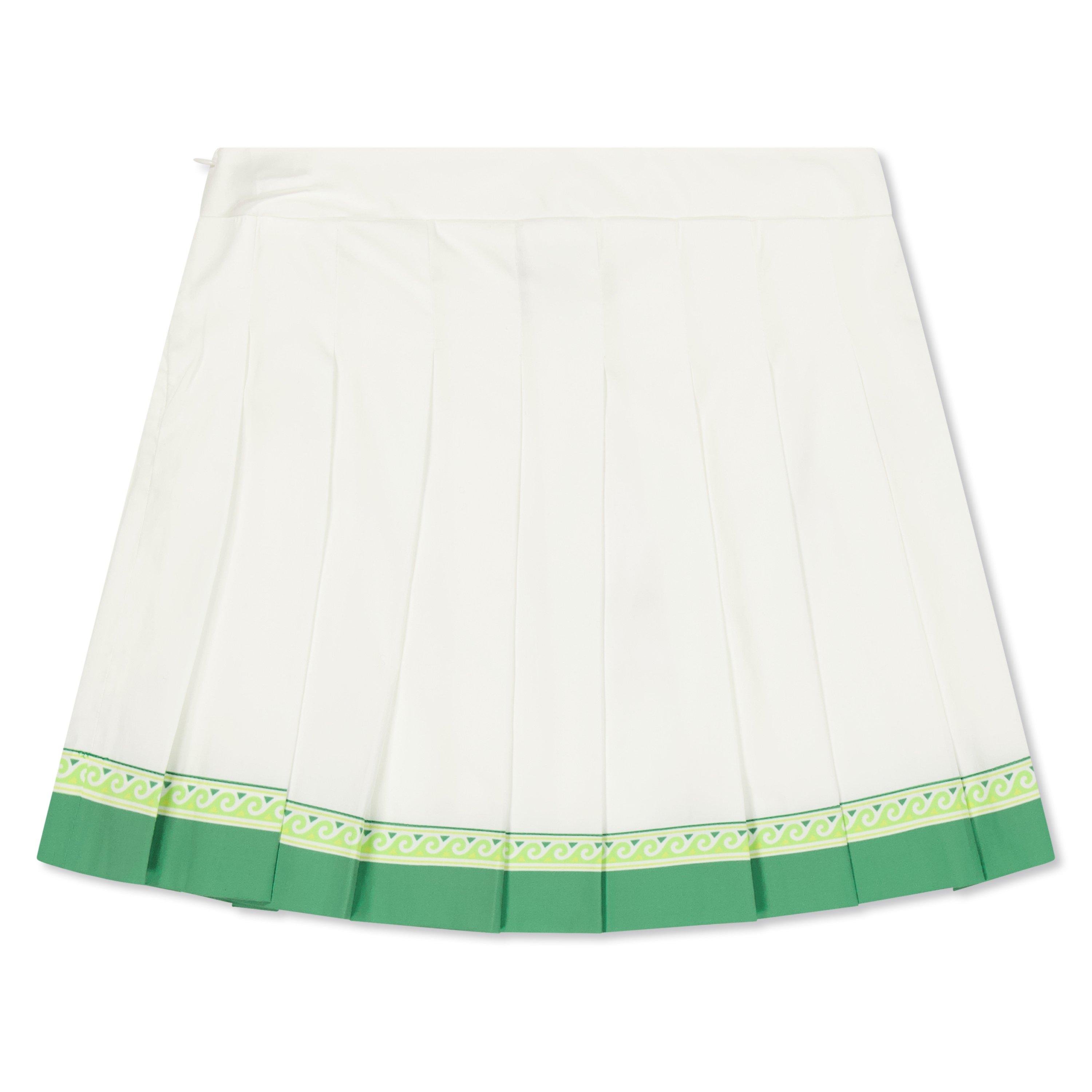 White - Casablanca - Casa Pleated Skirt Jn62 - 2