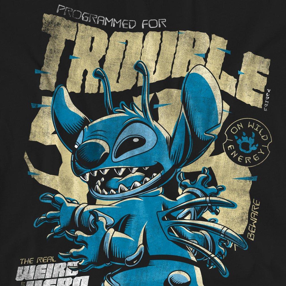 Black - Disney - Lilo And Stitch Trouble Comic T-Shirt Black - 2