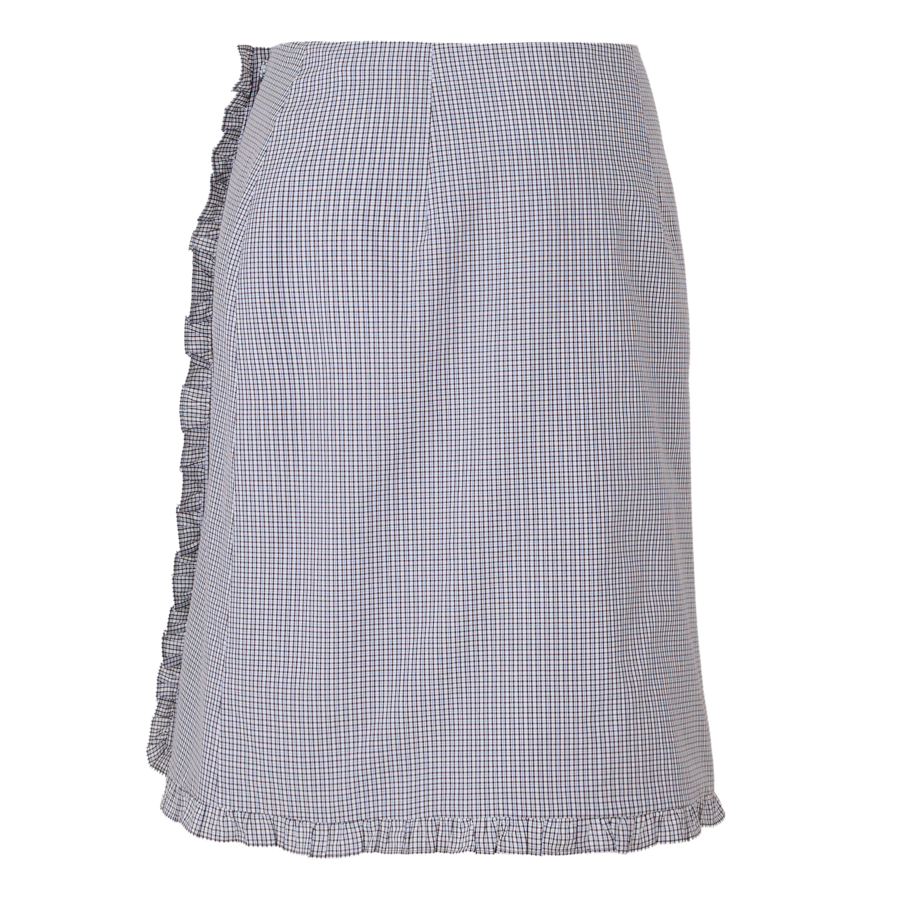 Bianco/Cacao - Miu Miu - Women's Midi Skirt - 2