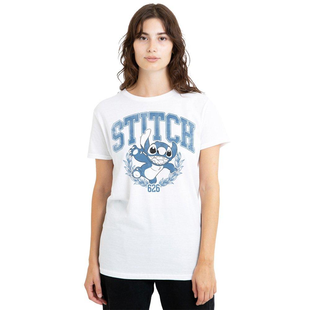 White - Disney - Lilo And Stitch College T-Shirt White - 1