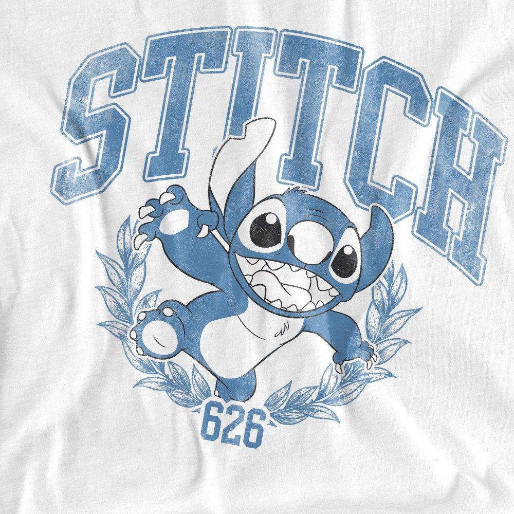 White - Disney - Lilo And Stitch College T-Shirt White - 2