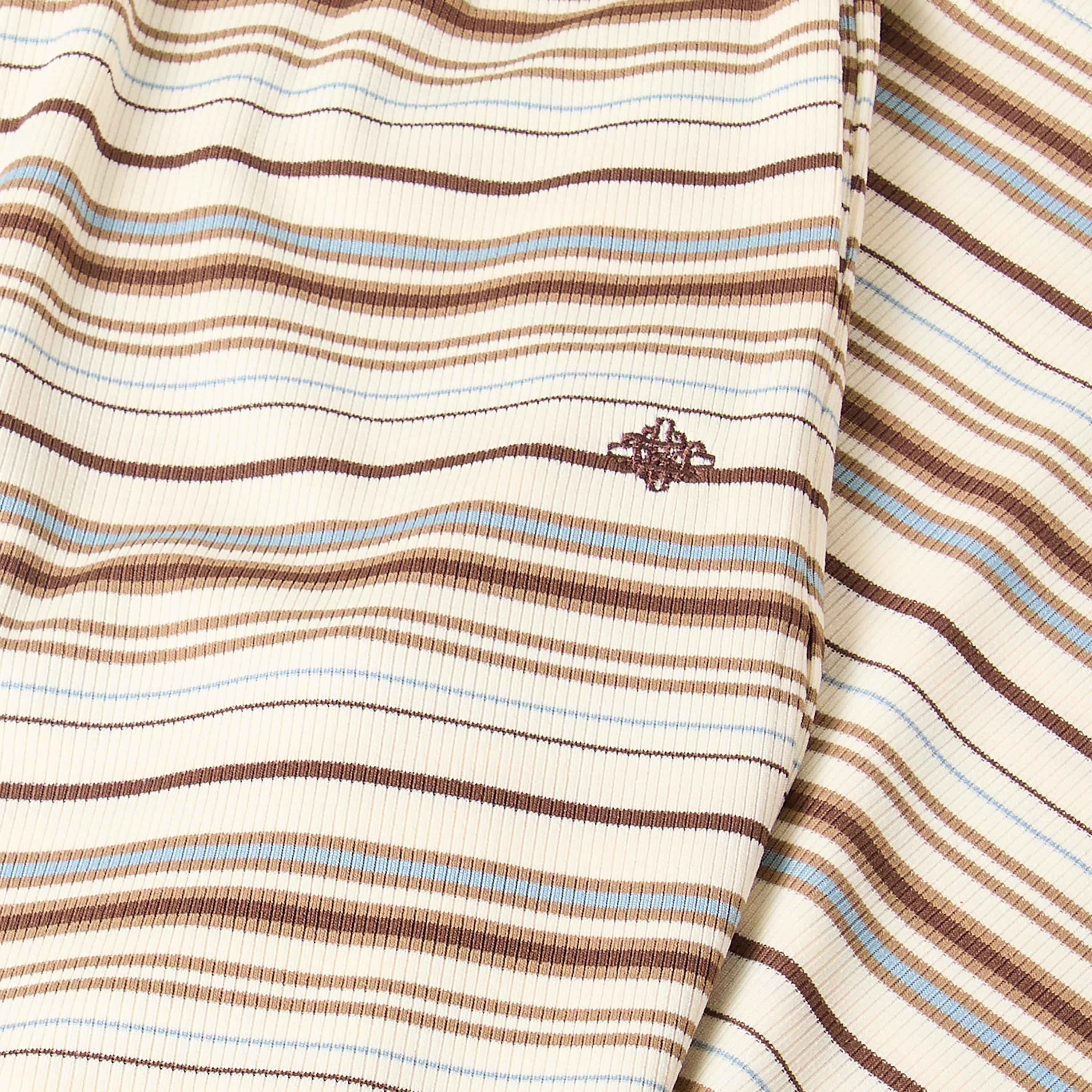 Beige - The Couture Club - Womens Ribbed Striped Trousers - 5