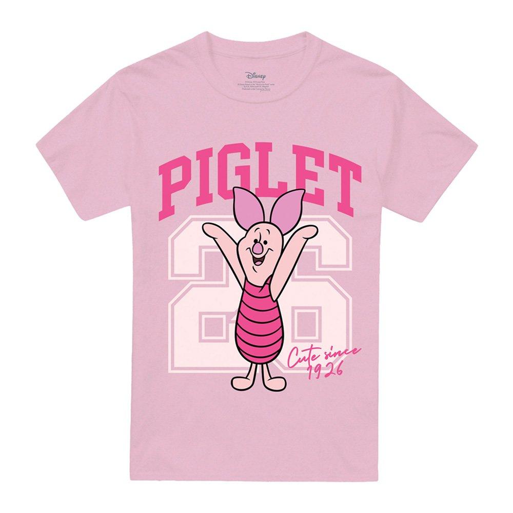 Pink - Disney - Winnie The Pooh Piglet Collegic 1926 T-Shirt Pink - 4