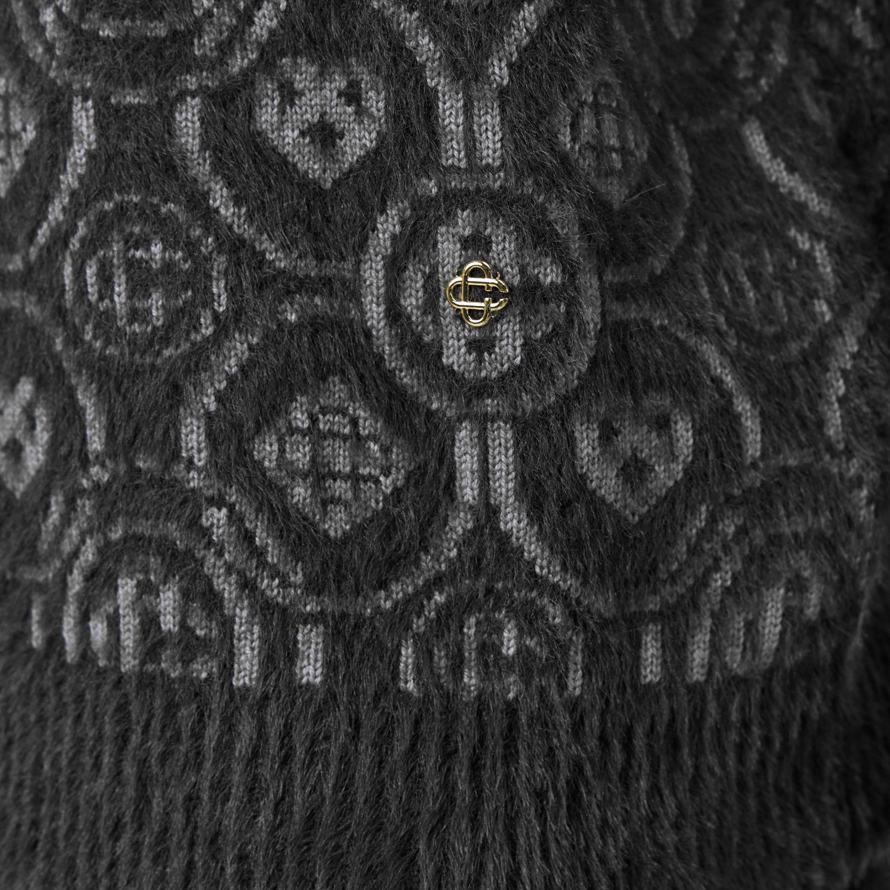 Grey - Casablanca - Men's Casa Mono Crew Neck Jumper - 5