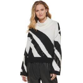 DKNY Sqn Swrl Knit Ld31