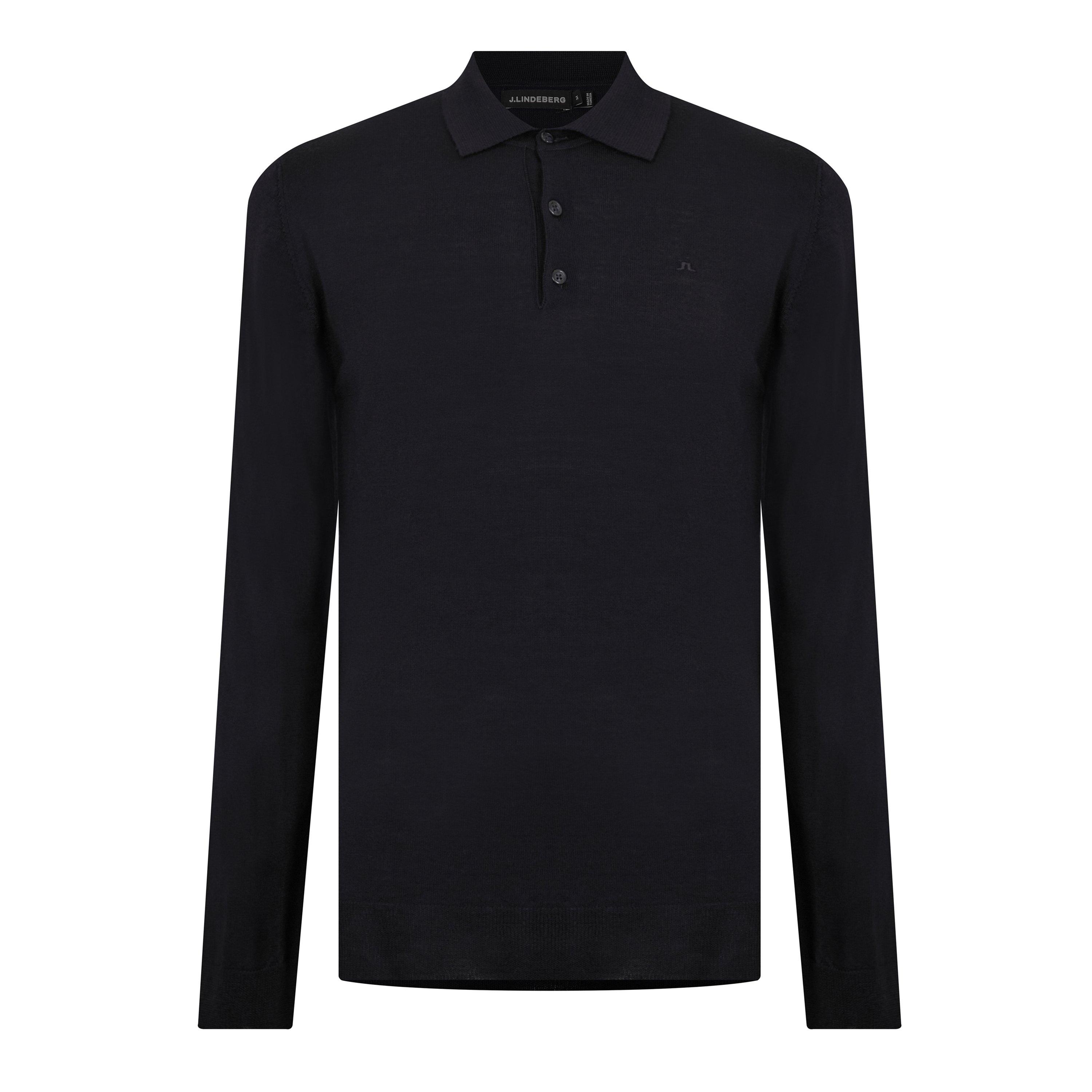 6855 - J Lindeberg - Light Merino Polo Shirt - 1