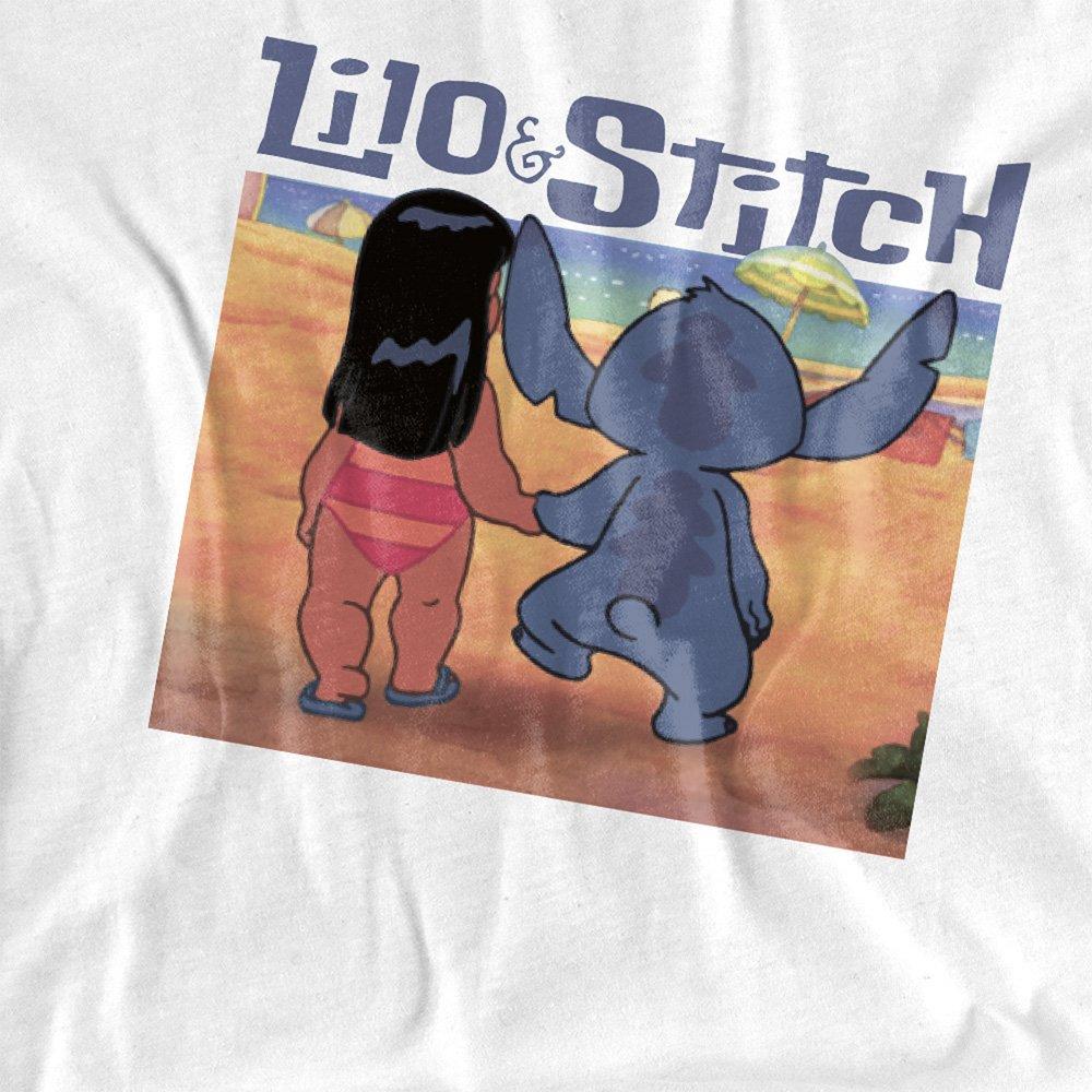 White - Disney - Lilo Stitch Into the Sunset Long Sleeve T-Shirt W - 2