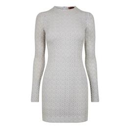 Missoni Tonal Crochet Mini Dress