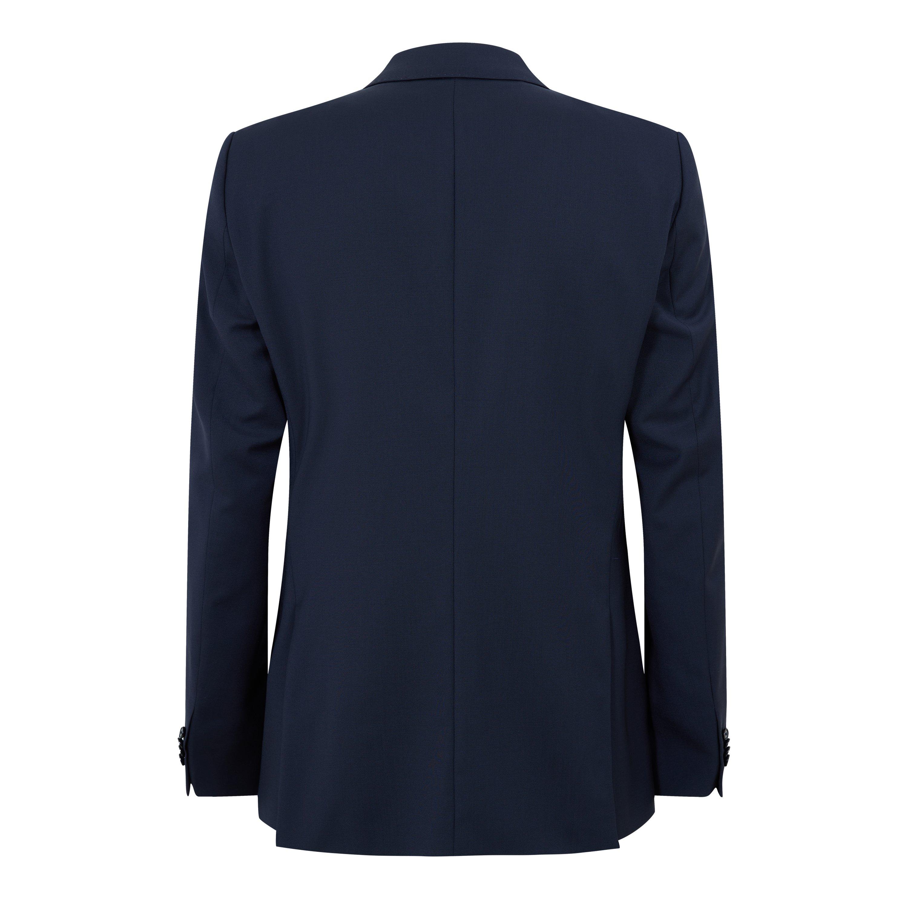 Dark Blue - Boss - Men's Huge Formal Jacket - 2