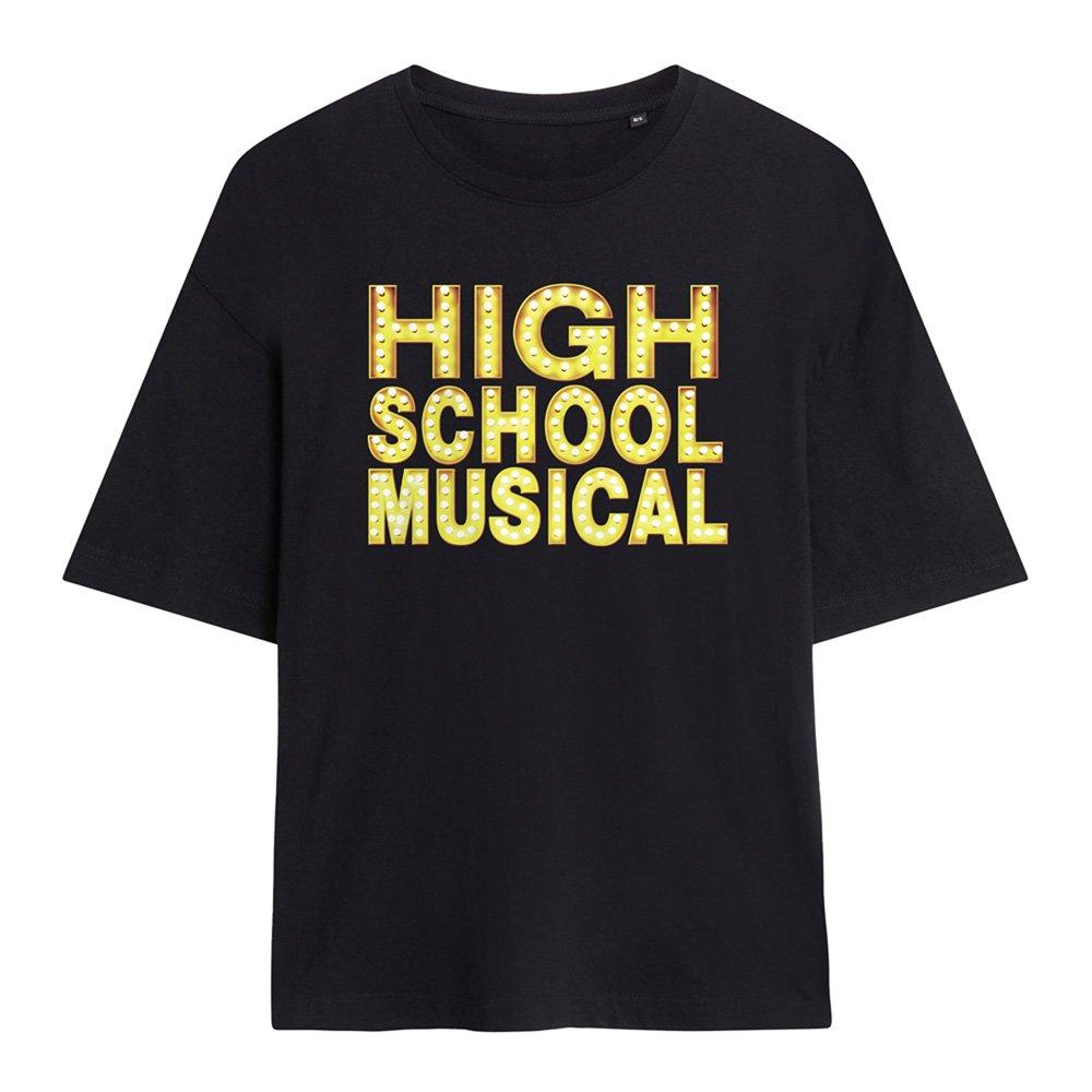 Black - Disney - High School Musical Logo Oversized T Shirt Black - 1