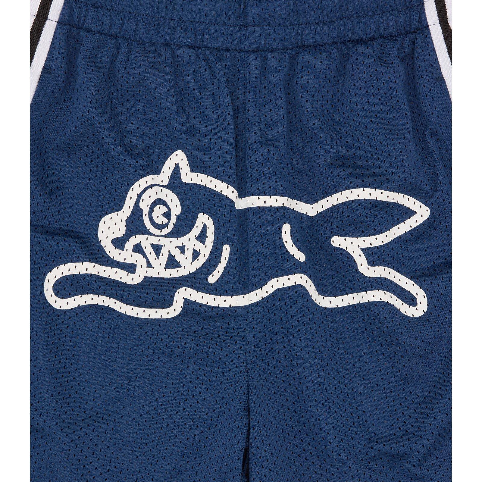 Navy - ICECREAM - Men's Basketball Woven Tracksuit Shorts - 3