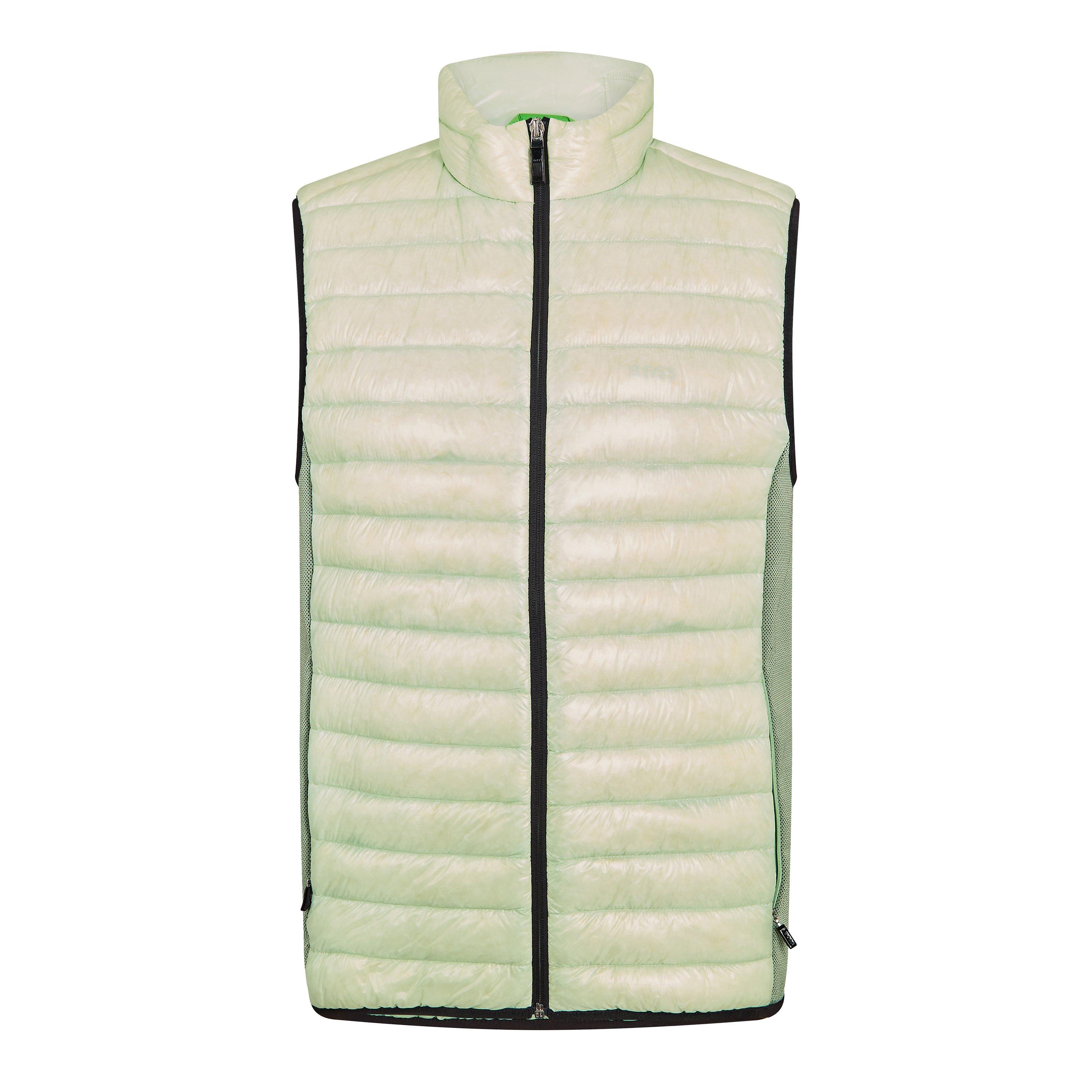 Boss Men's V Techno Gilet - Open Green - L