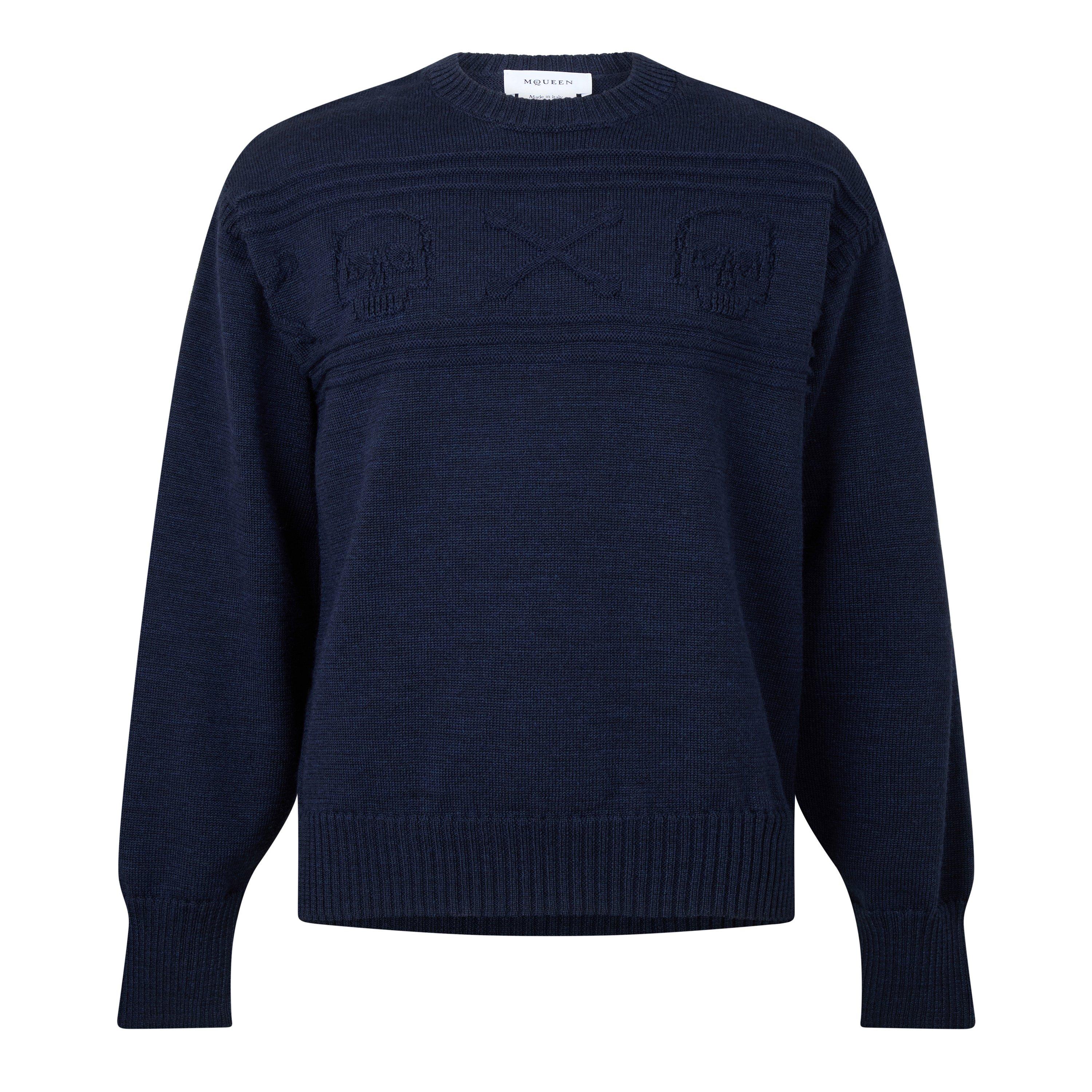 Indigo - Alexander McQueen - Alex Skull Knit Sn63 - 1