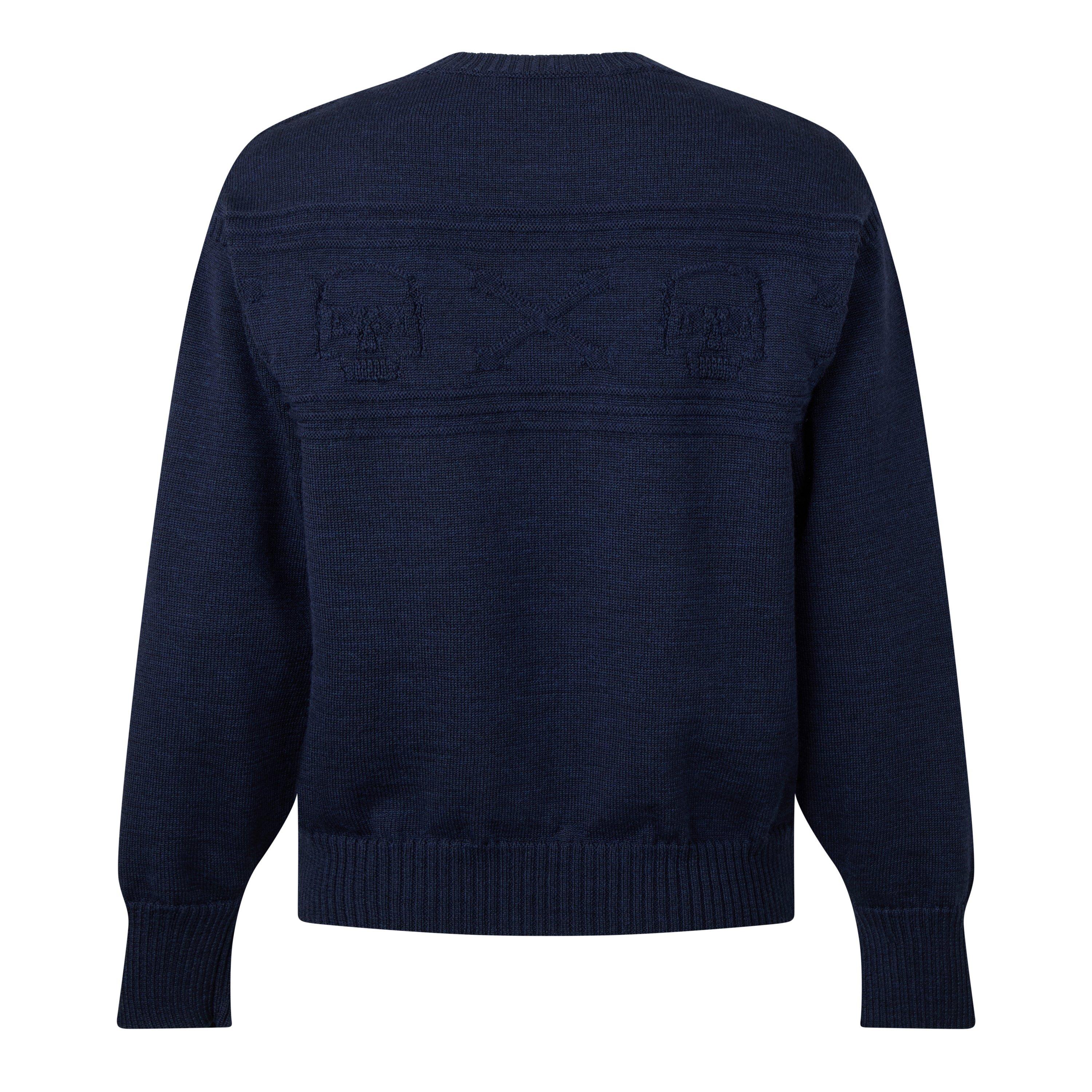 Indigo - Alexander McQueen - Alex Skull Knit Sn63 - 2