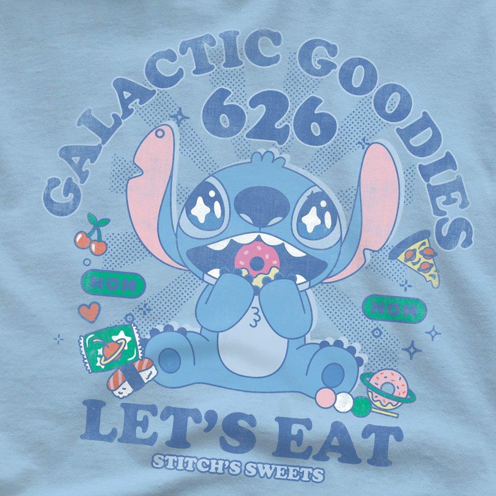 Baby Blue - Disney - Lilo And Stitch Galactic Goodies T-Shirt Sky Blue - 2
