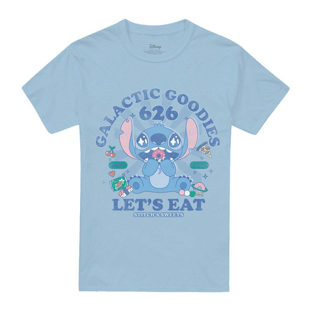 Baby Blue - Disney - Lilo And Stitch Galactic Goodies T-Shirt Sky Blue - 4