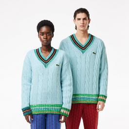 Lacoste Loose Fit Cable Knit Jumper