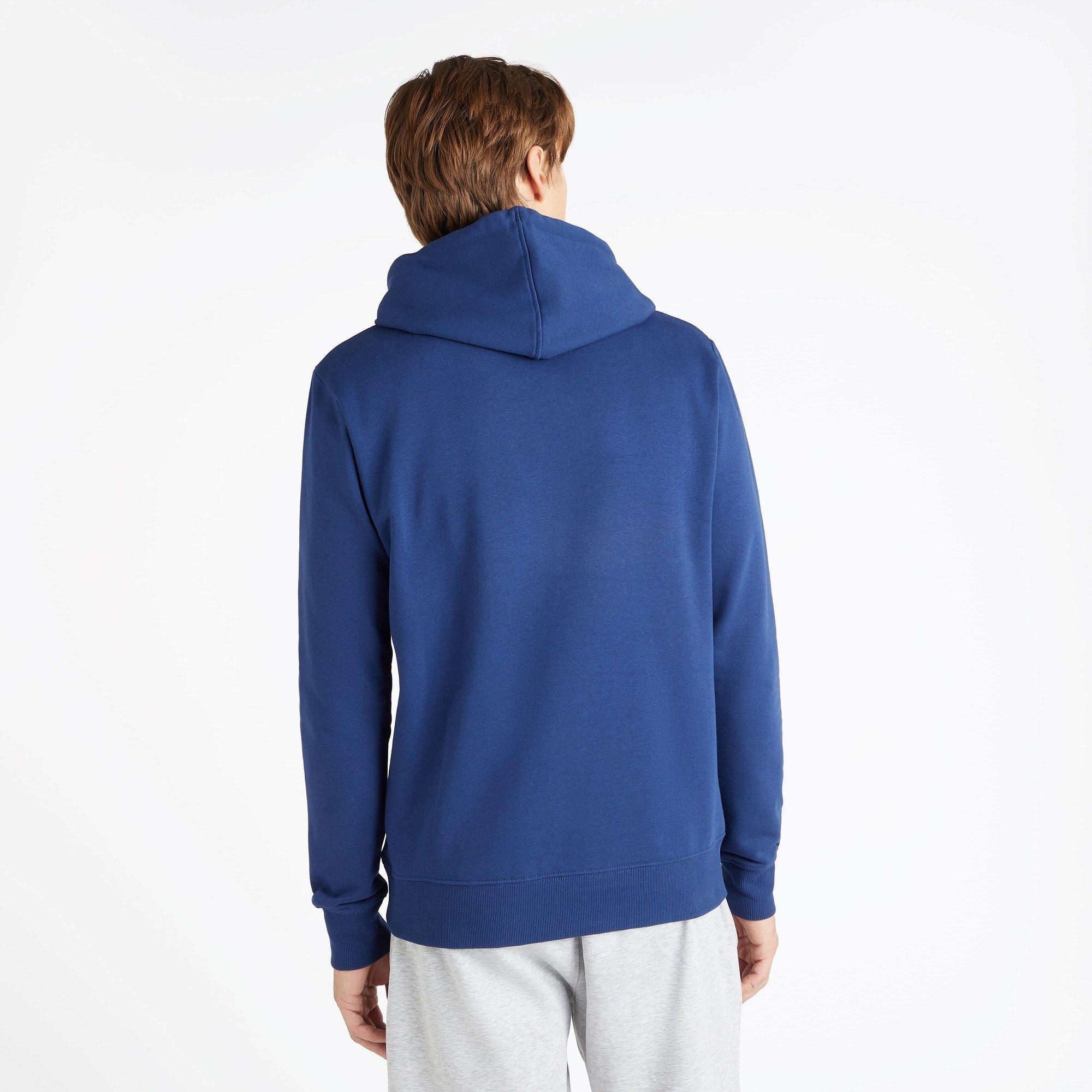 Navy / White - Umbro - Team Knitted Hoodie - 3