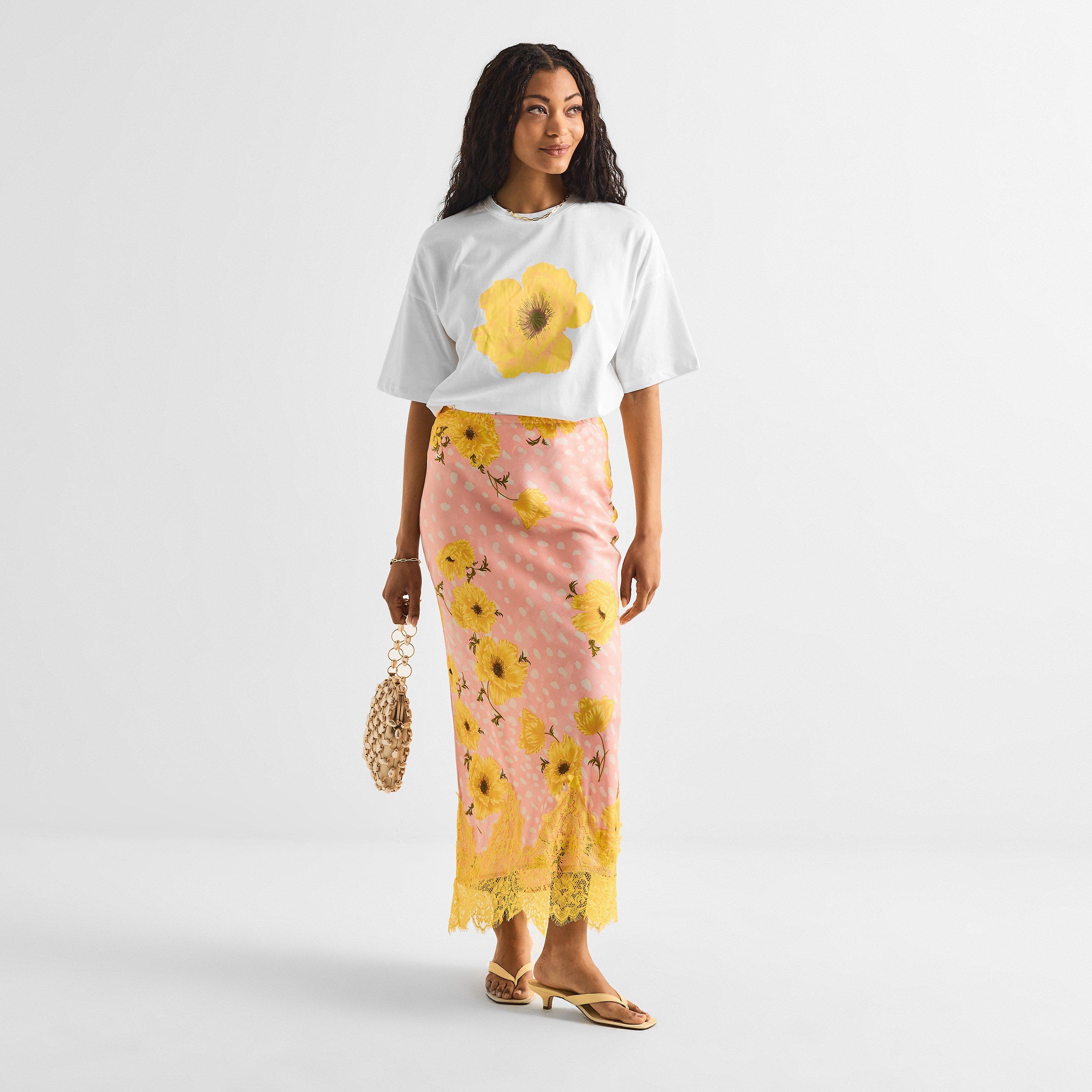 Pink - Never Fully Dressed - Women's Midi Skirt - 6