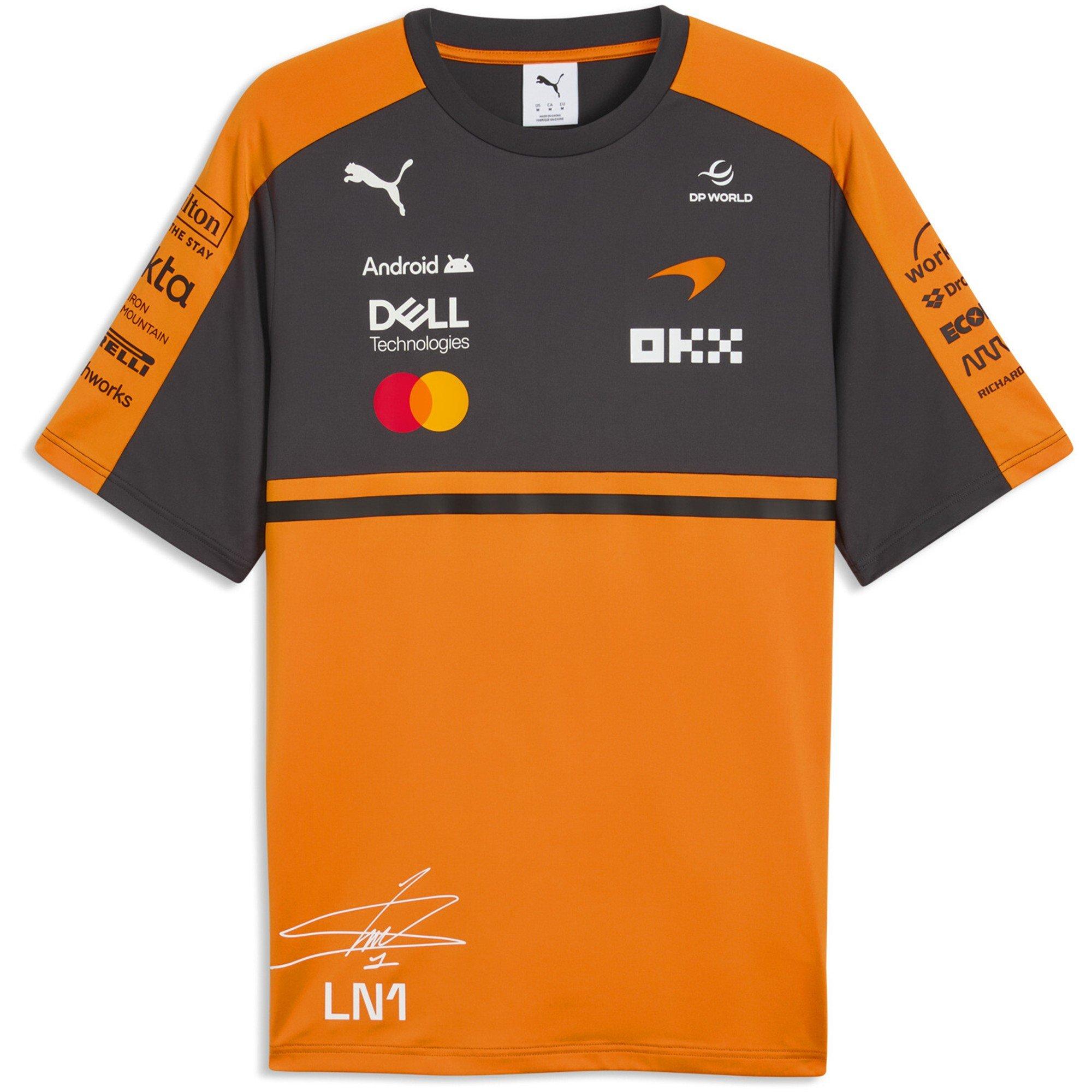 Papaya - Puma - McLAREN MASTERCARD F1 TEAM Replica Norris Mens Tee - 1