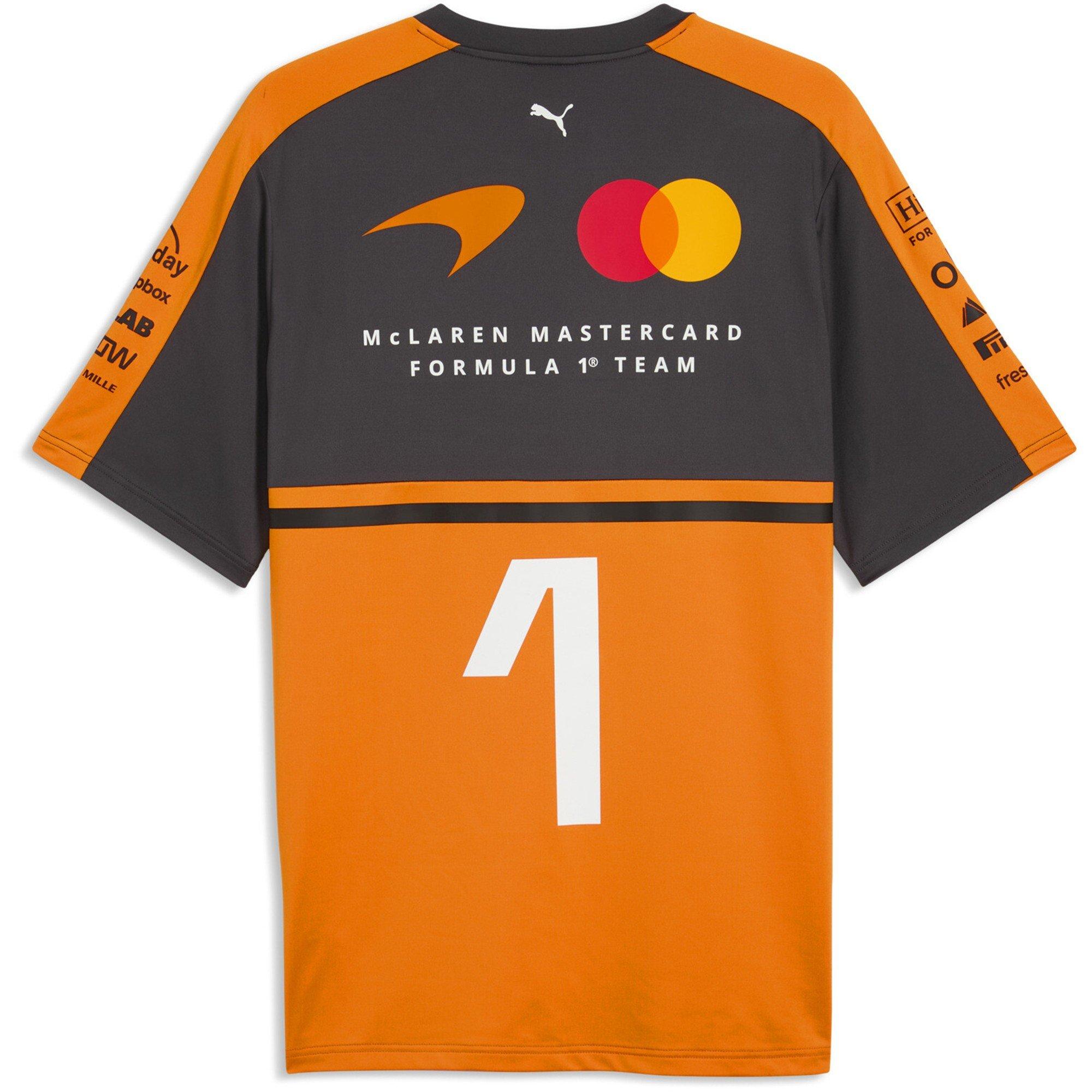Papaya - Puma - McLAREN MASTERCARD F1 TEAM Replica Norris Mens Tee - 2