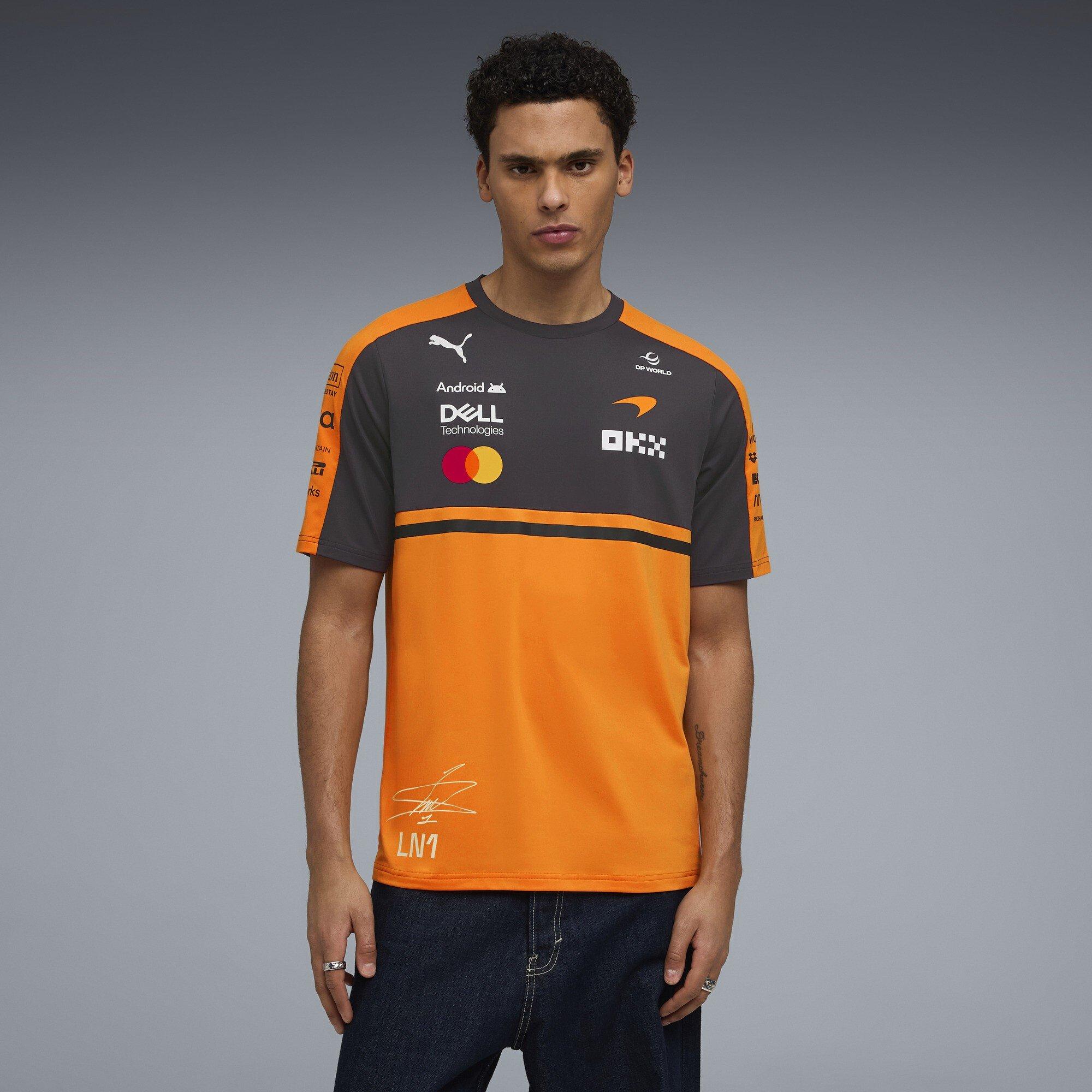 Papaya - Puma - McLAREN MASTERCARD F1 TEAM Replica Norris Mens Tee - 3