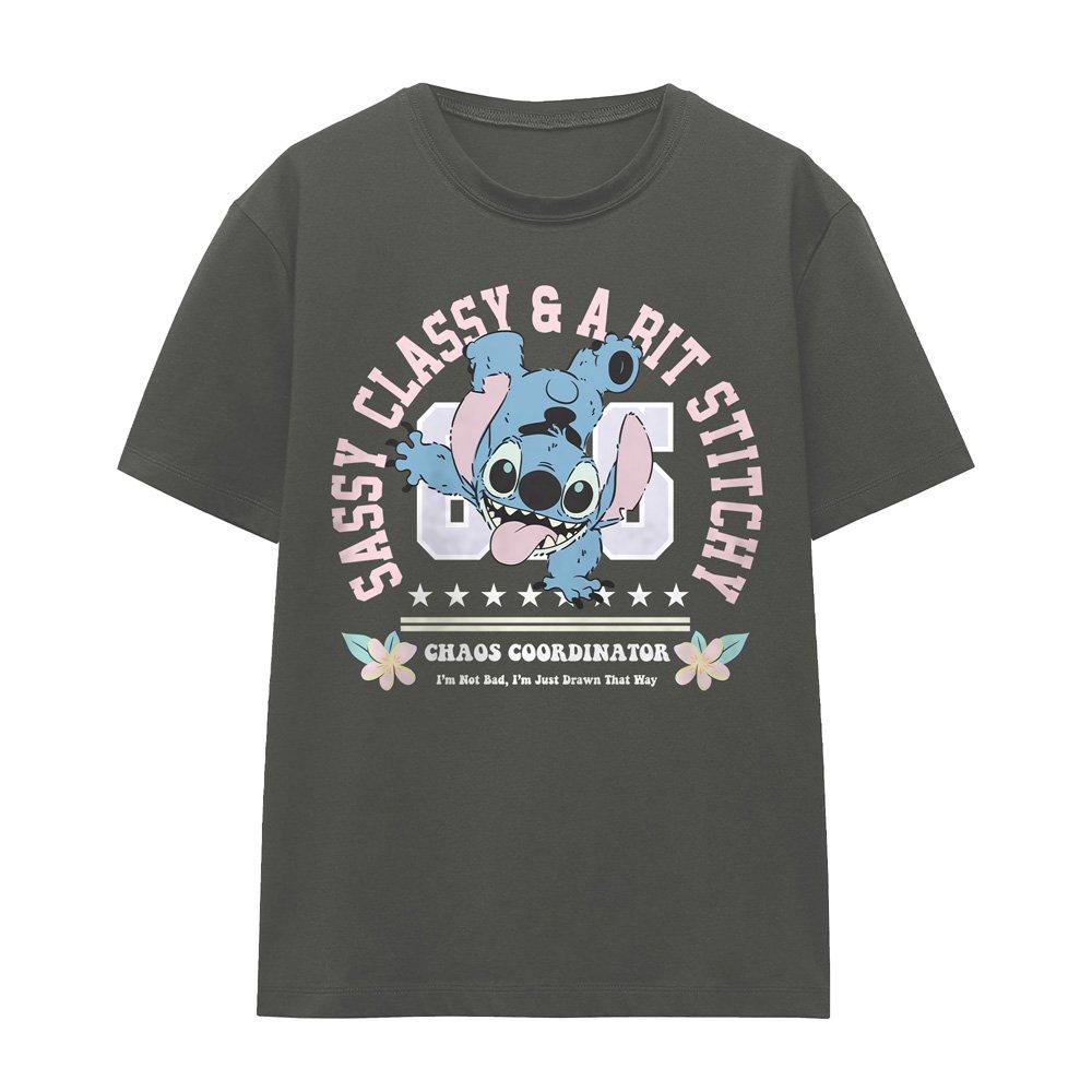 Charcoal - Disney - Lilo And Stitch Chaos Coordinator Classic T Shirt - 4
