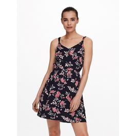 Only Karmen Print Mini Dress Womens