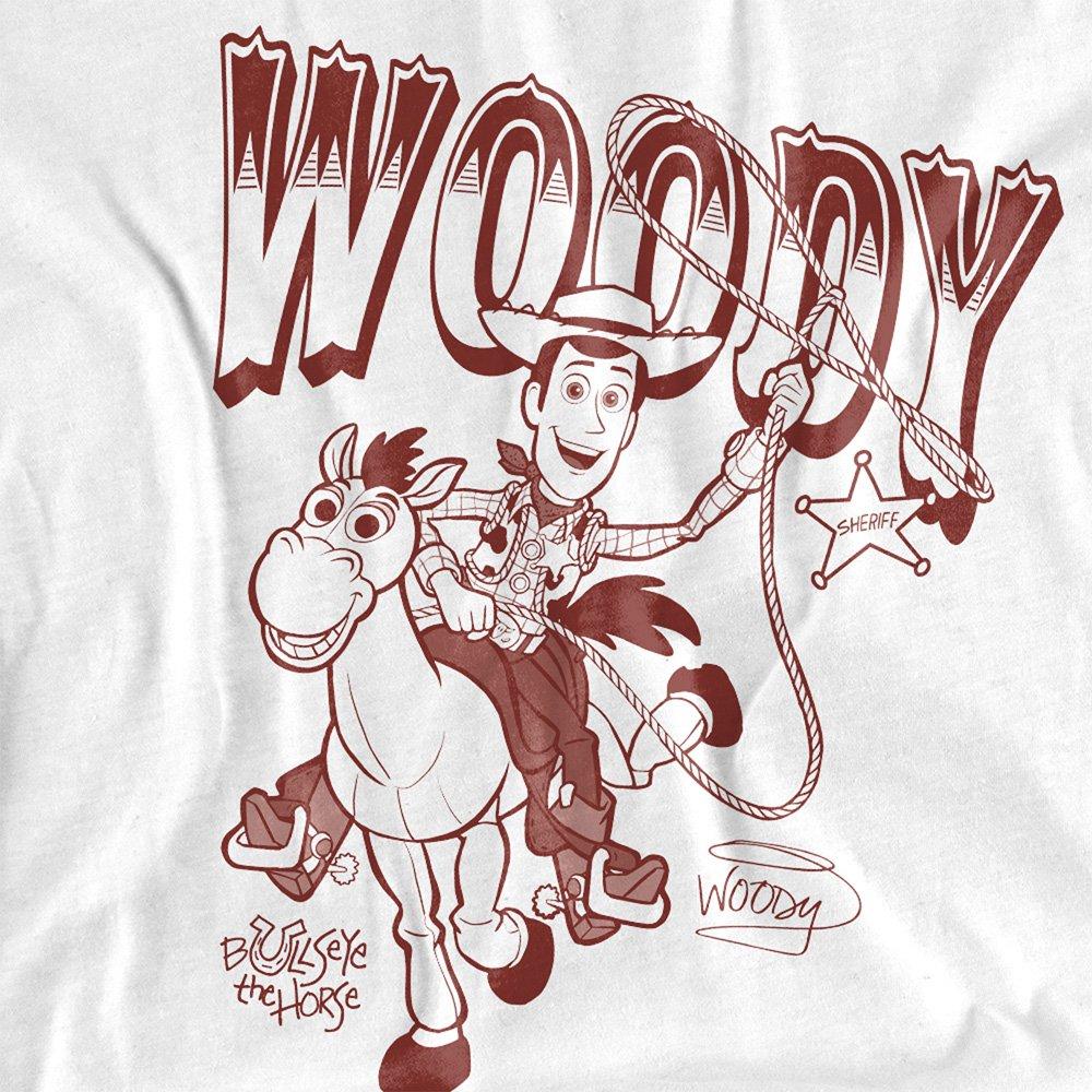 White - Disney - Toy Story Woody Bullseye Ride Long Sleeve T-Shirt - 2