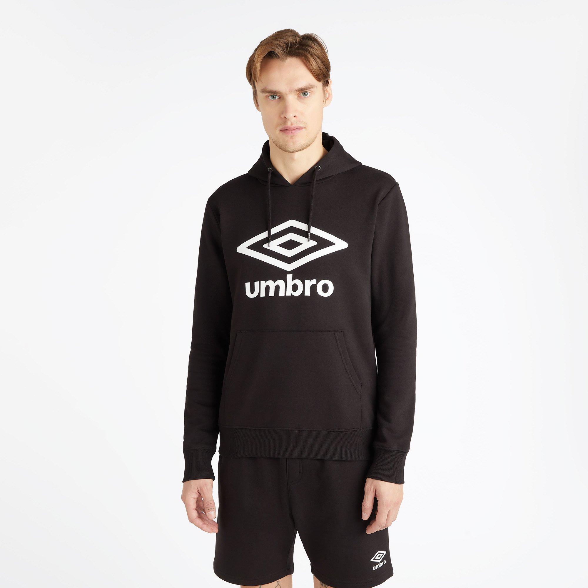 Black / White - Umbro - Knitted Hoodie - 2