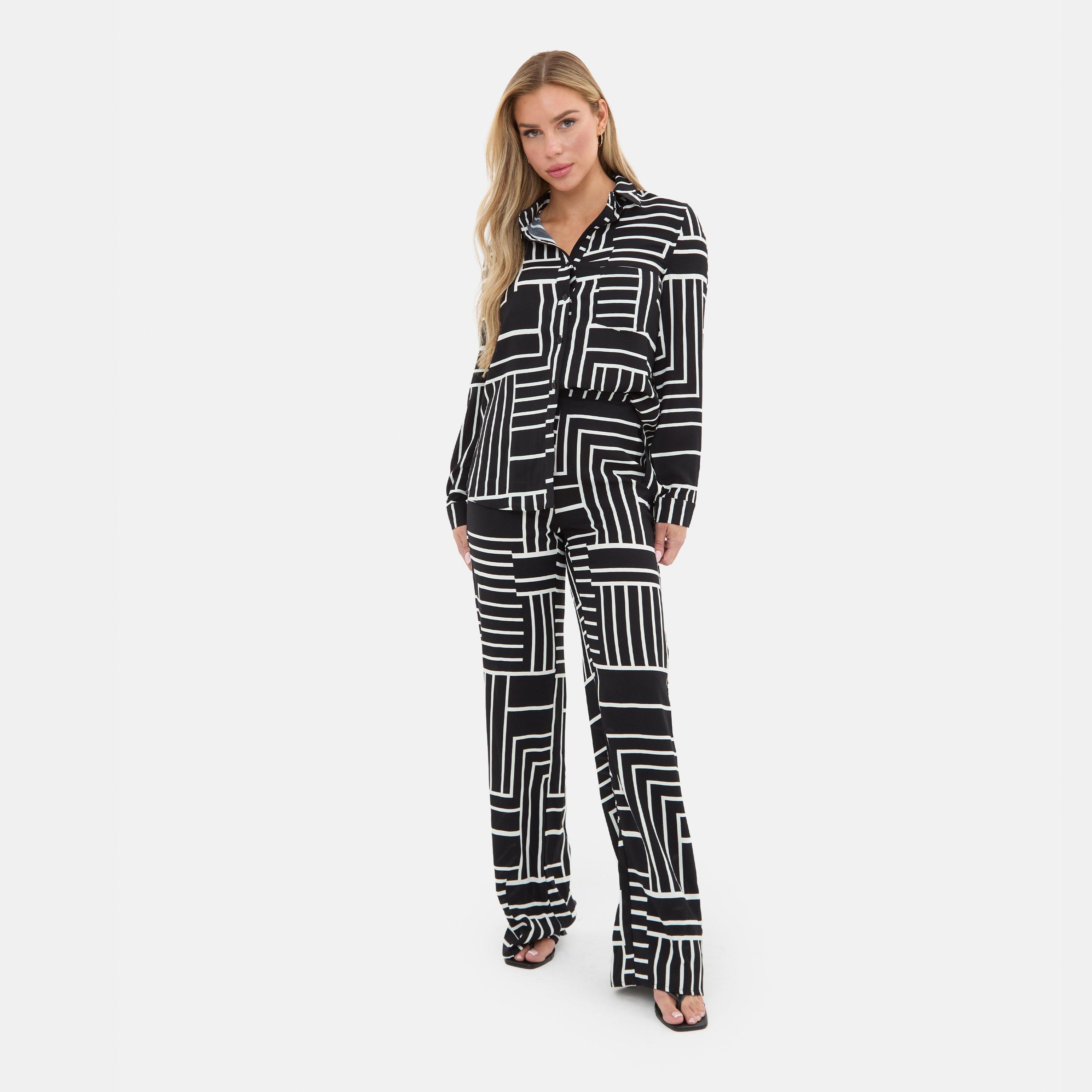 Mono - I Saw It First - Printed Long Sleeved Crepe Shirt - 1