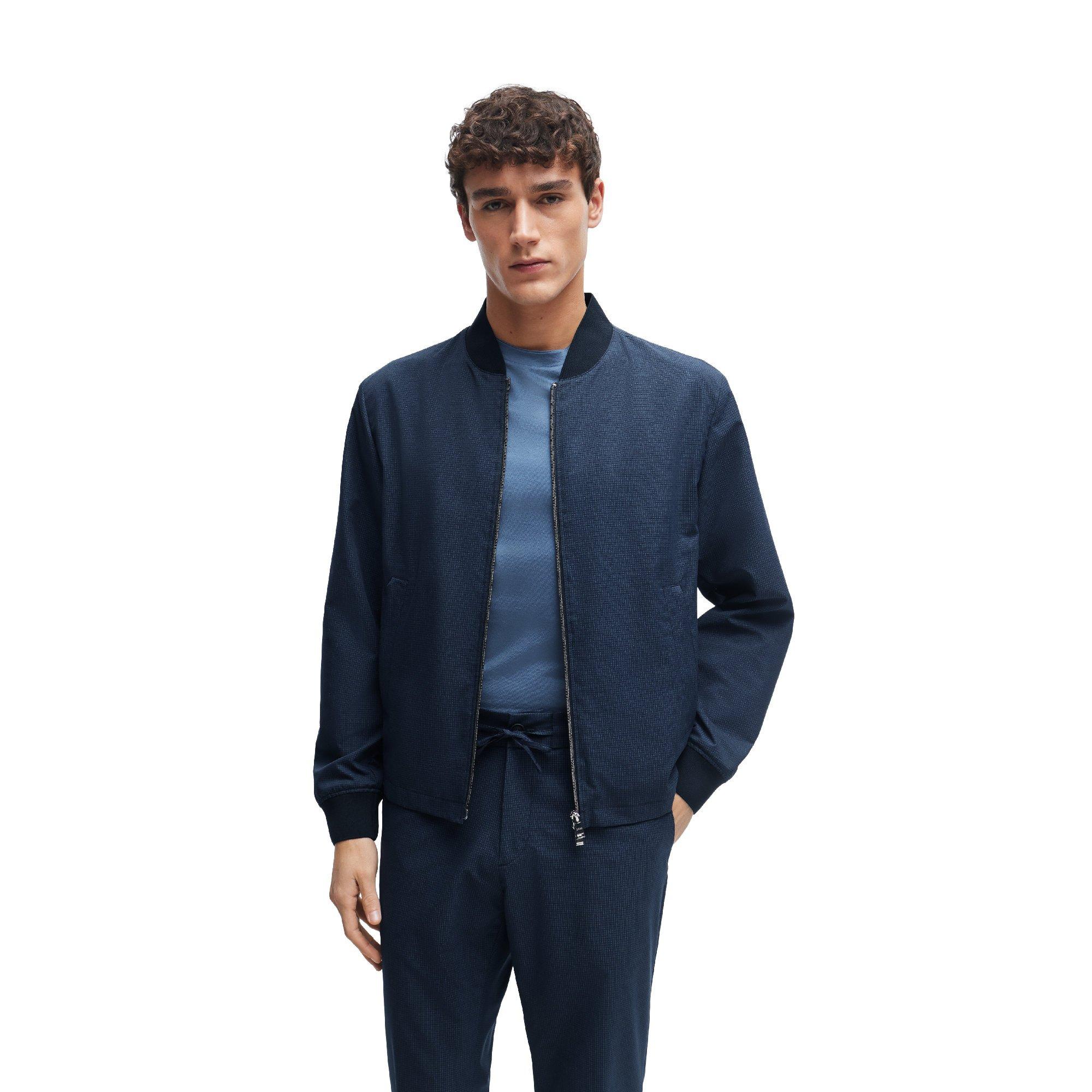 Dark Blue - Boss - Men's Formal Jacket - 1