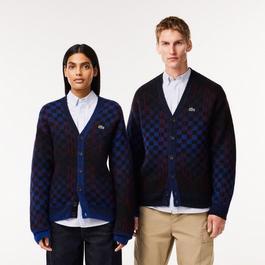 Lacoste Monogram Motif Cardigan