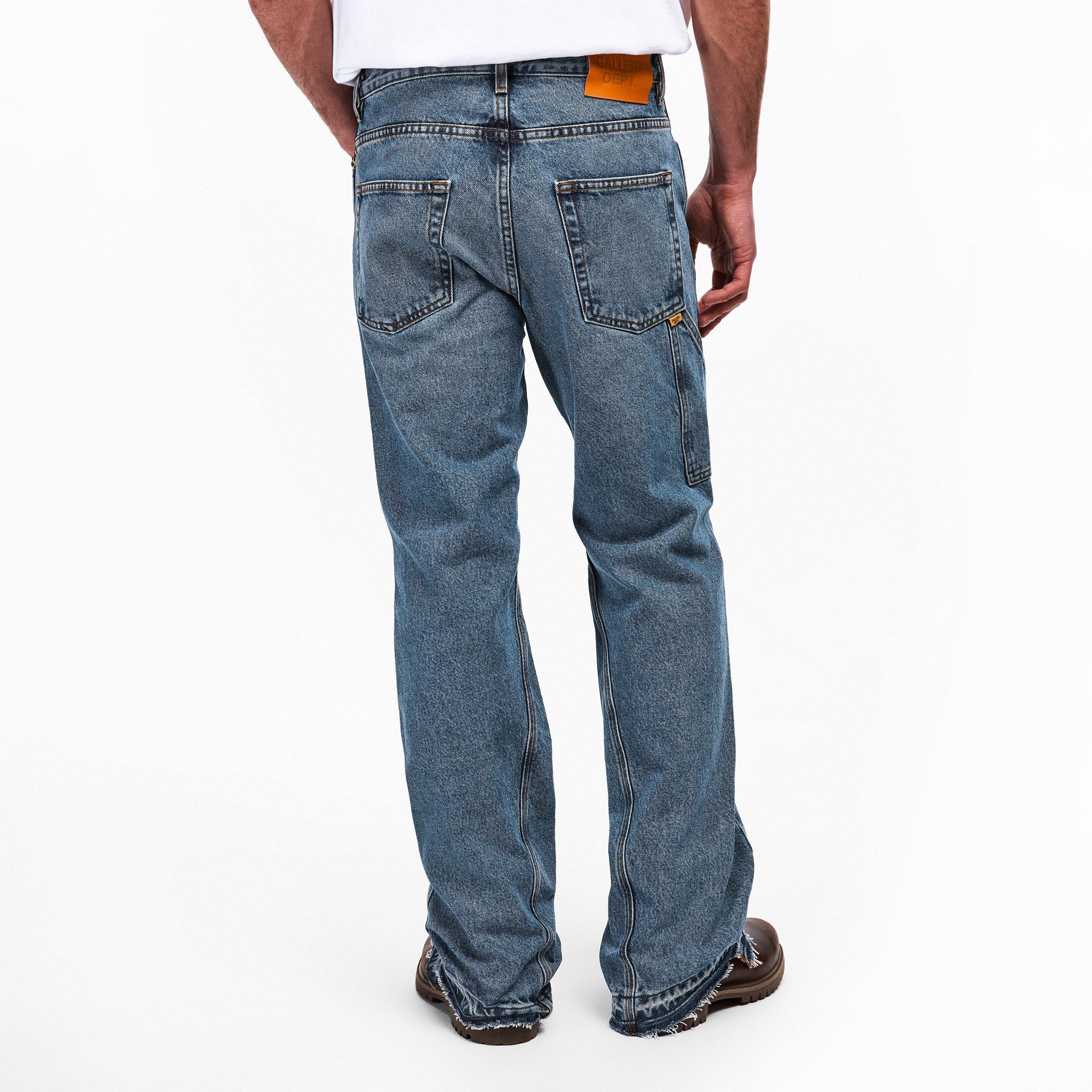 Medium Wash - Gallery Dept - Men's Wide Leg Jeans - 4