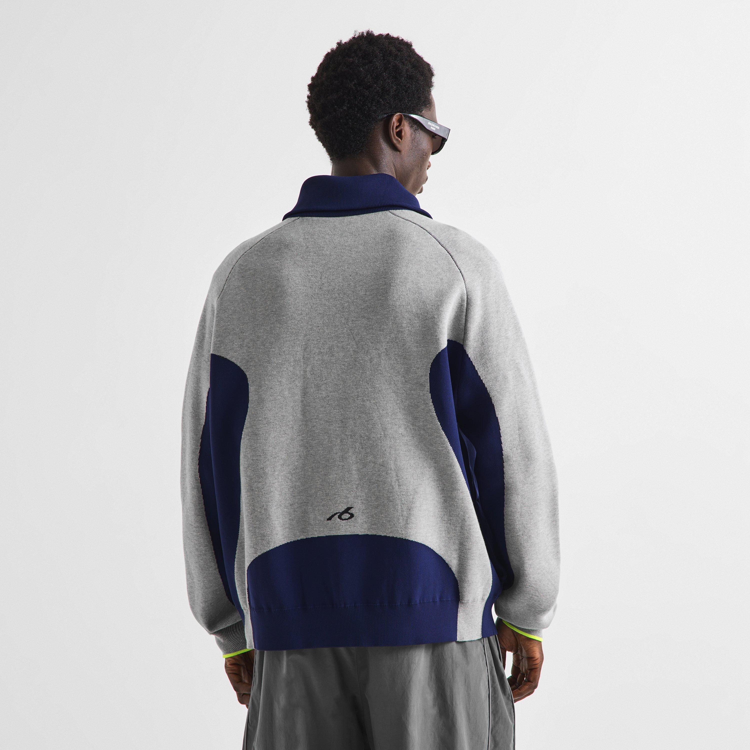 Grey/Navy - Balenciaga - Bal Zp Cardi Sn64 - 4