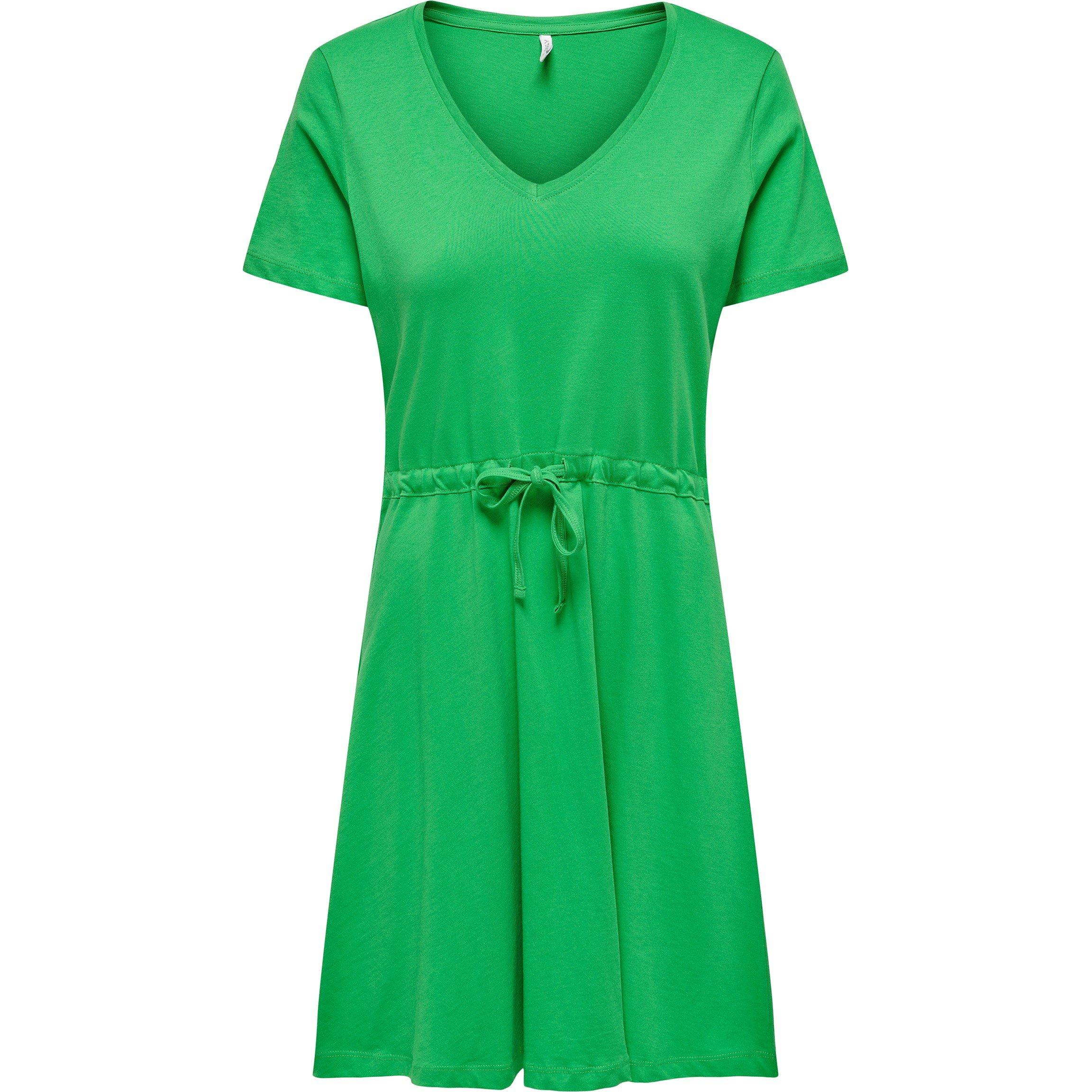 Verde Kelly - Only - V-Neck Mini Dress - 6
