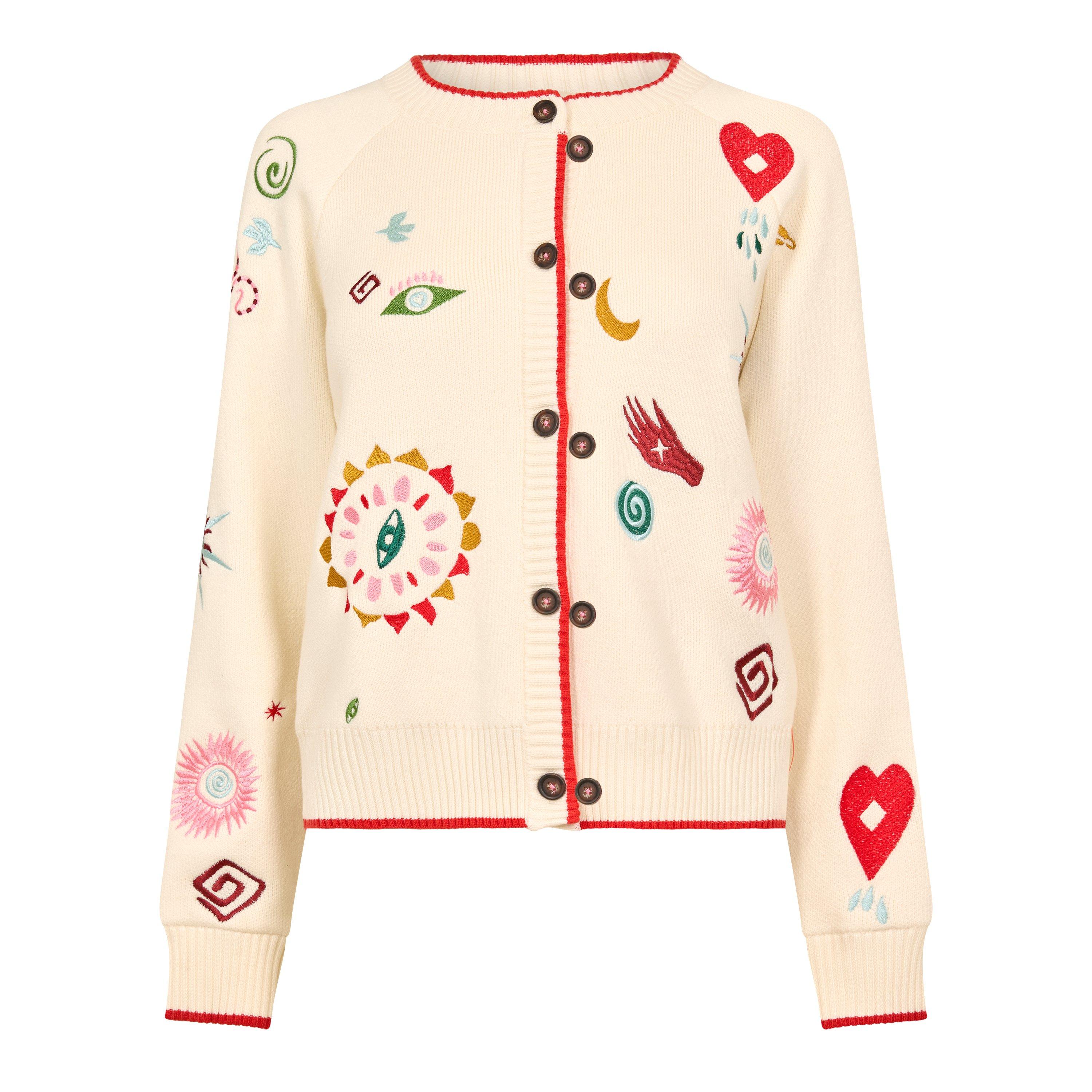 Never Fully Dressed Women's Cardigan - Cream - 8 (XS)