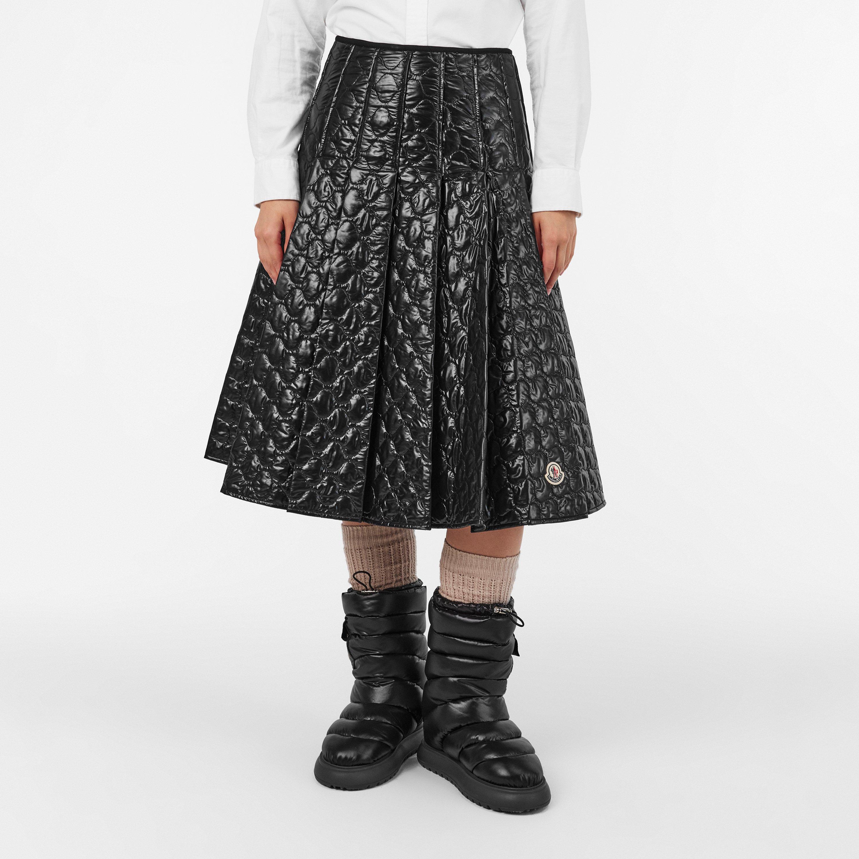 Black 999 - Moncler - Women's Midi Skirts - 3