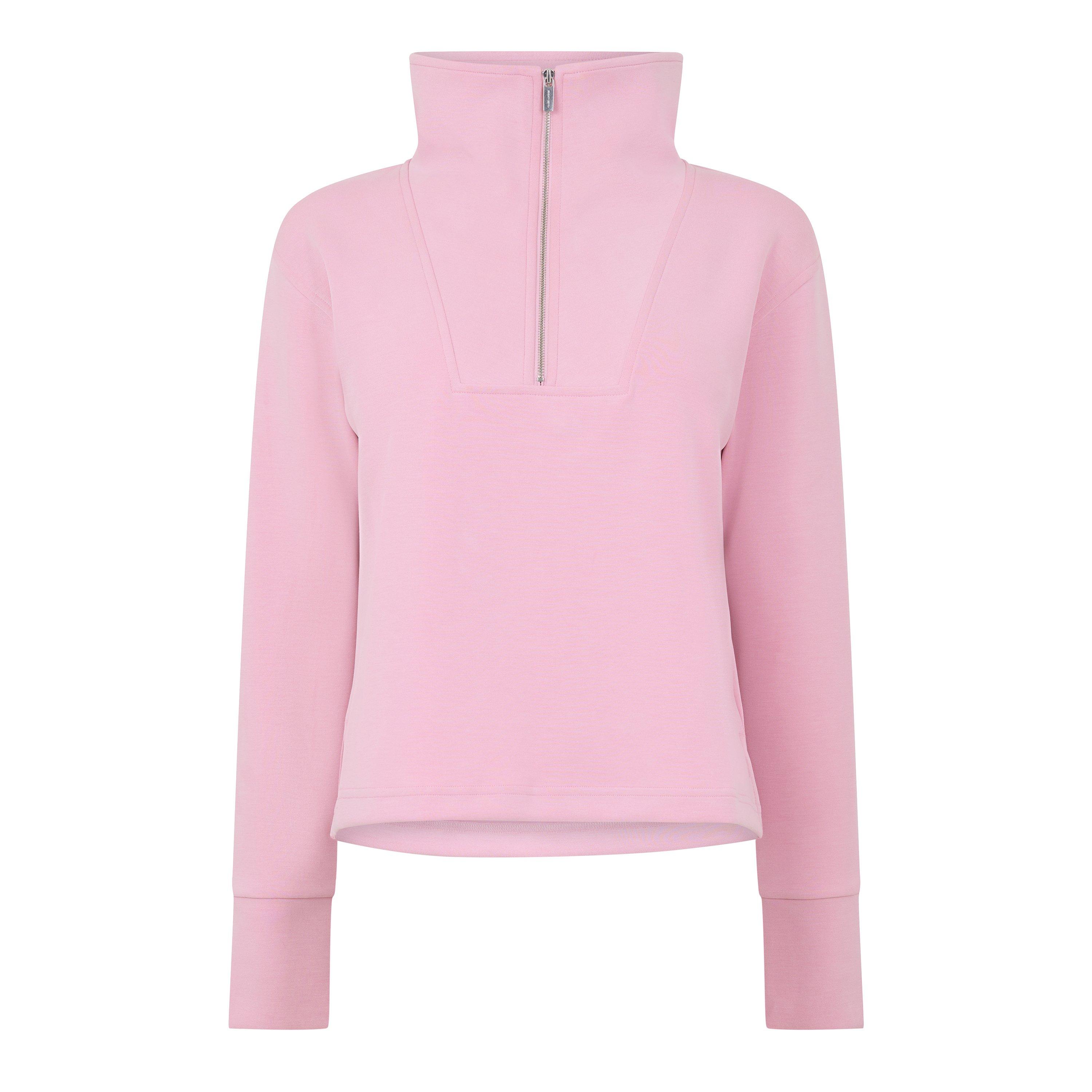 Deco Pink - Sweaty Betty - SB Half Zip Crop Swt Ld64 - 1