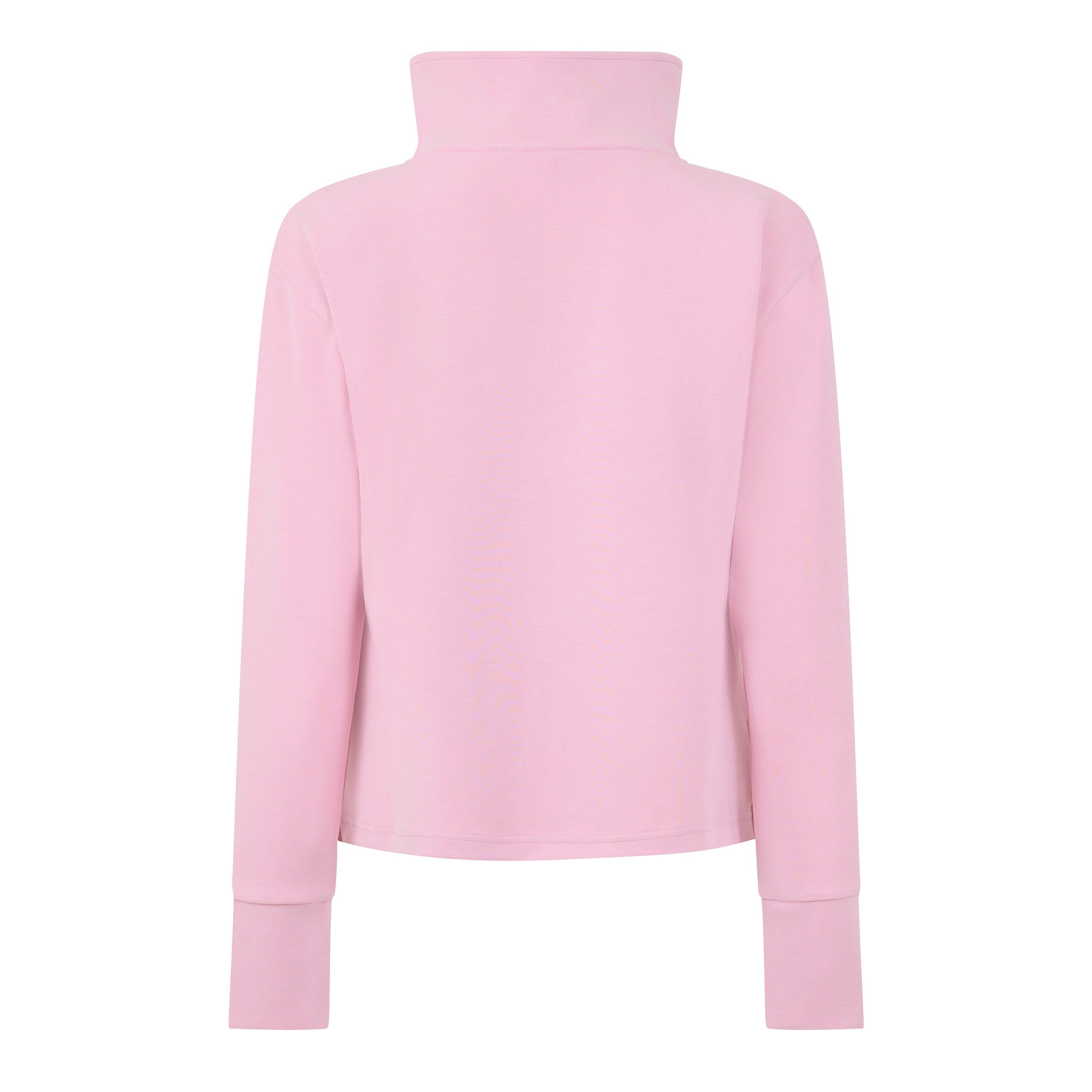 Deco Pink - Sweaty Betty - SB Half Zip Crop Swt Ld64 - 2