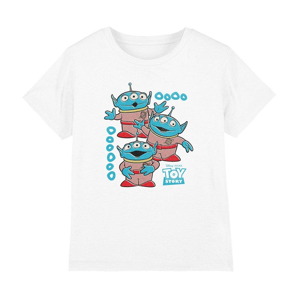 White - Disney - Toy Story Aliens Stack Kids T-Shirt White - 1