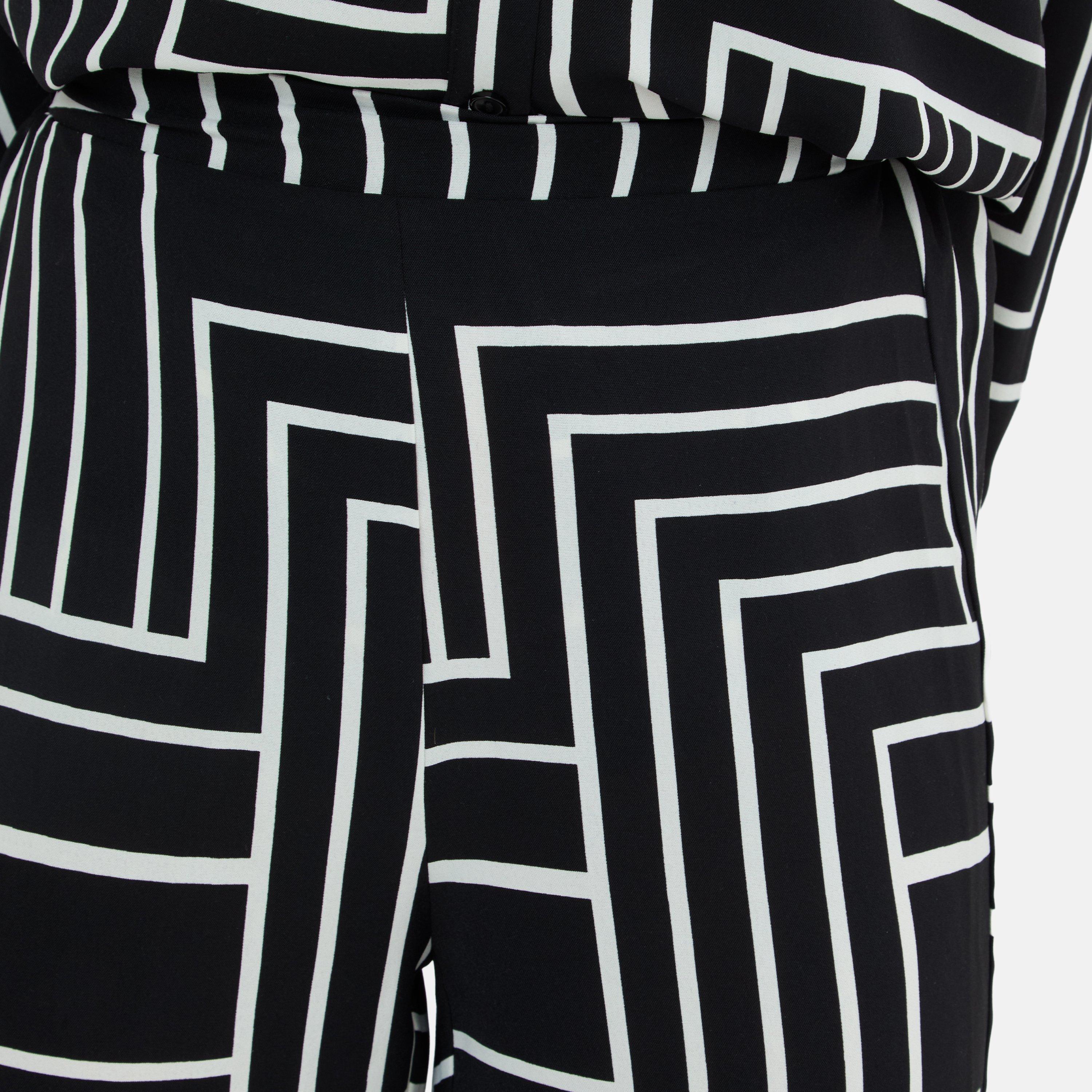 Mono - I Saw It First - Printed Wide Leg Crepe Trouser - 4