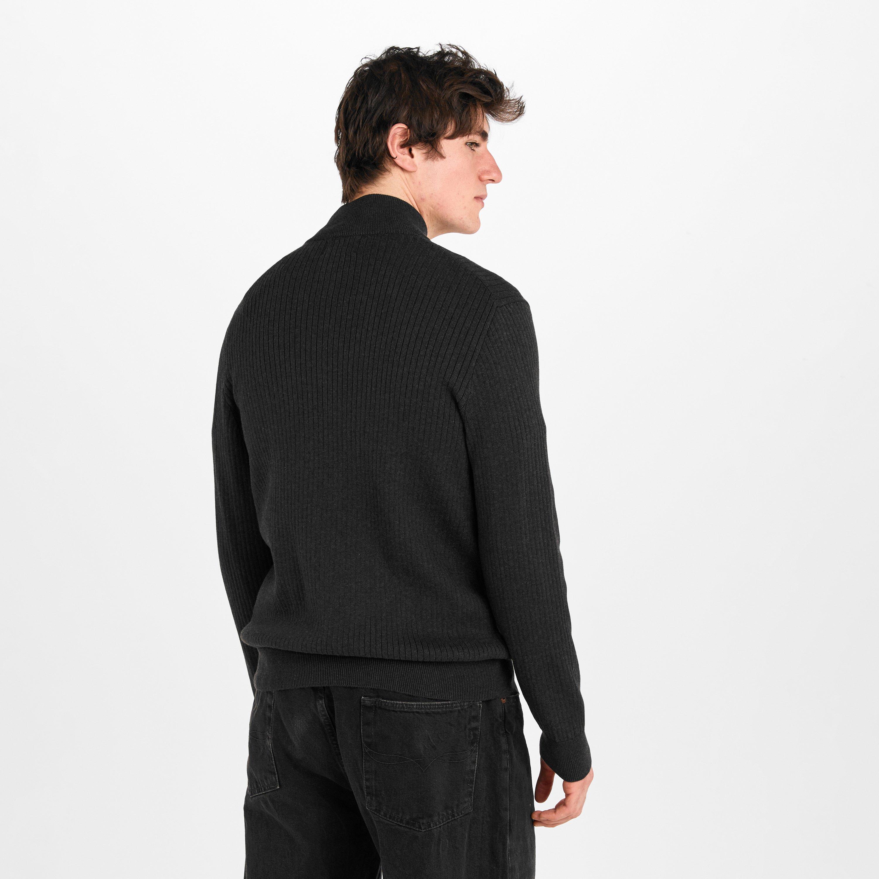 Dark Granite - Polo Ralph Lauren - Men's Knitted Full Zip Crew Neck Jumper - 4