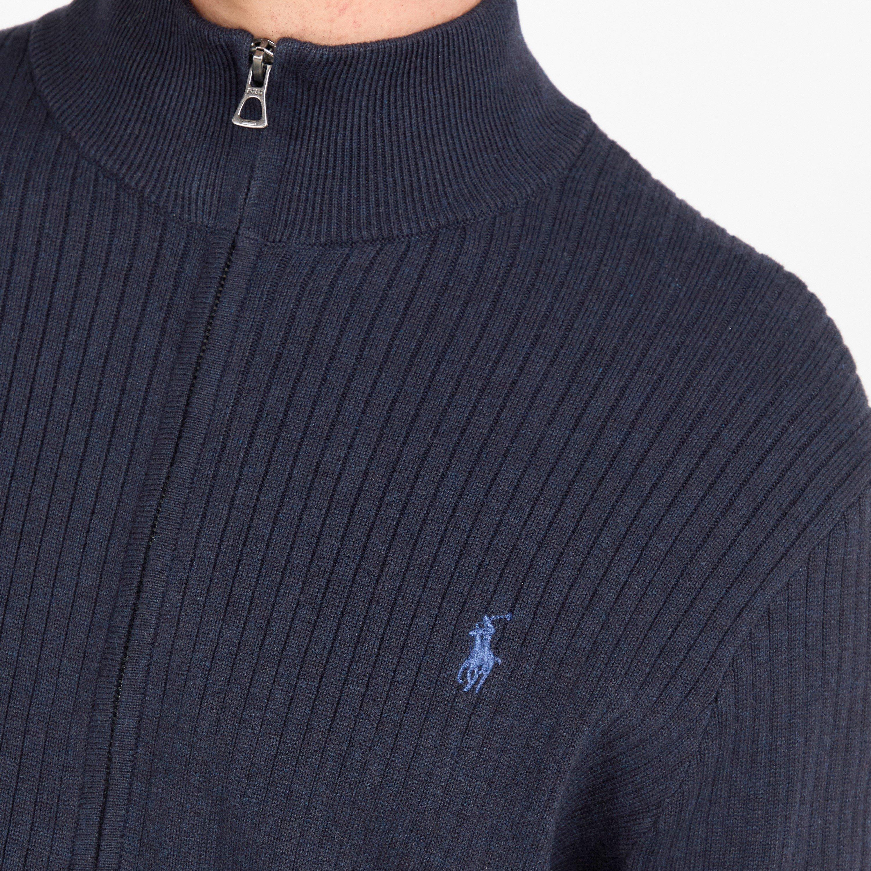 Navy Hthr - Polo Ralph Lauren - Polo Knit FZ Sn61 - 5