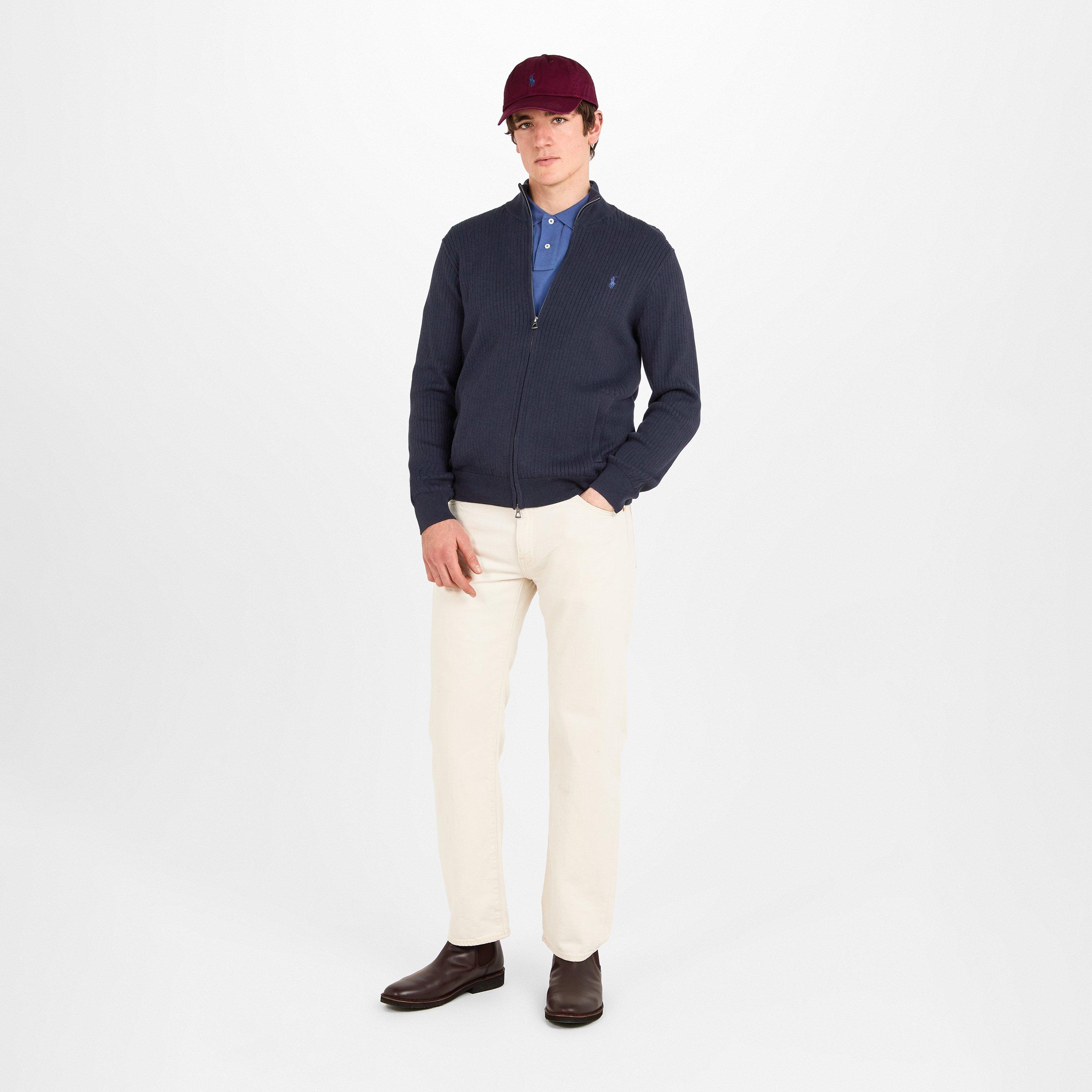 Navy Hthr - Polo Ralph Lauren - Polo Knit FZ Sn61 - 6