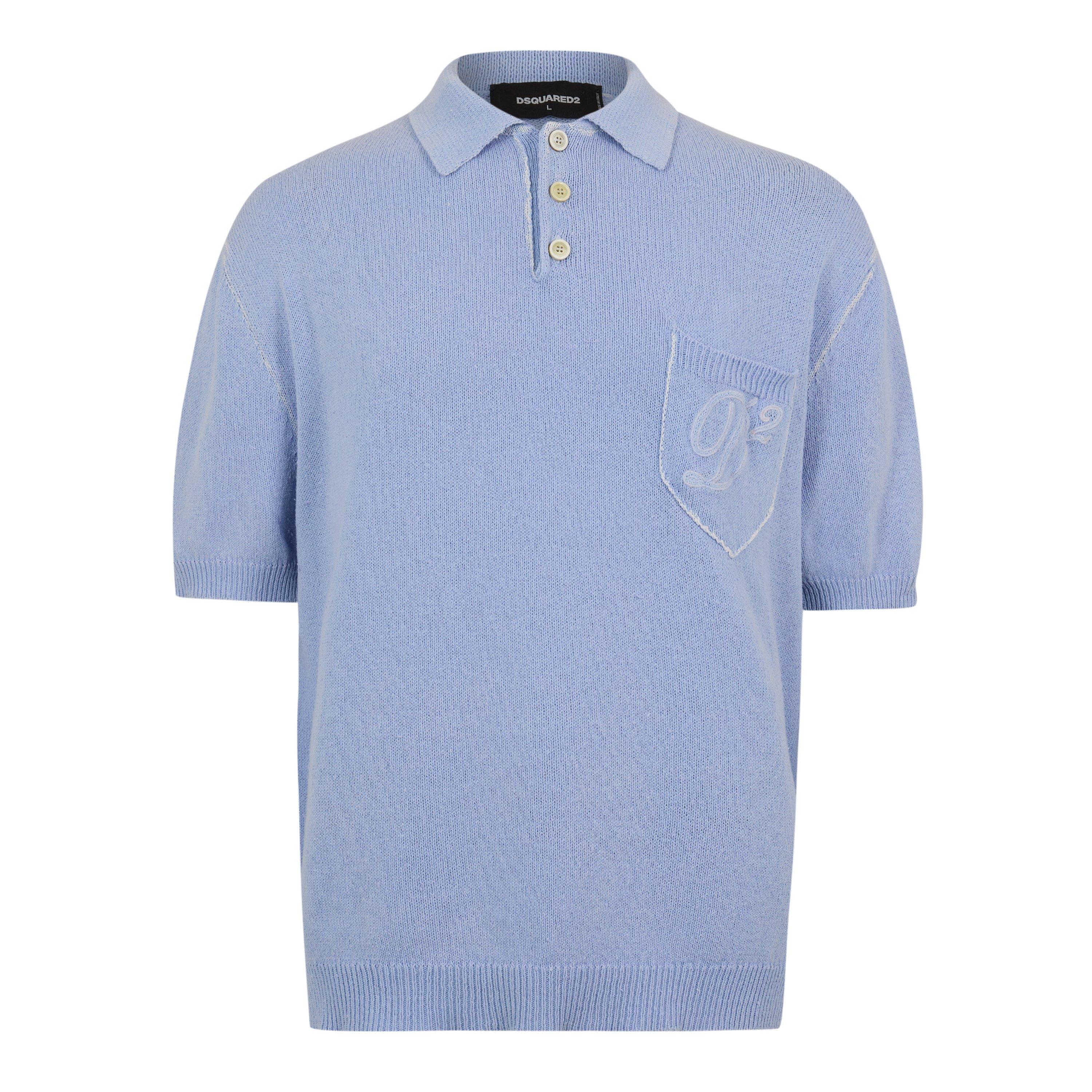 Light Blue - DSquared2 - Men's Knitted Top - 1