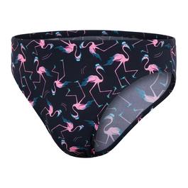 Speedo Flamingo Flare Allover Print 5cm Swim Briefs Adults