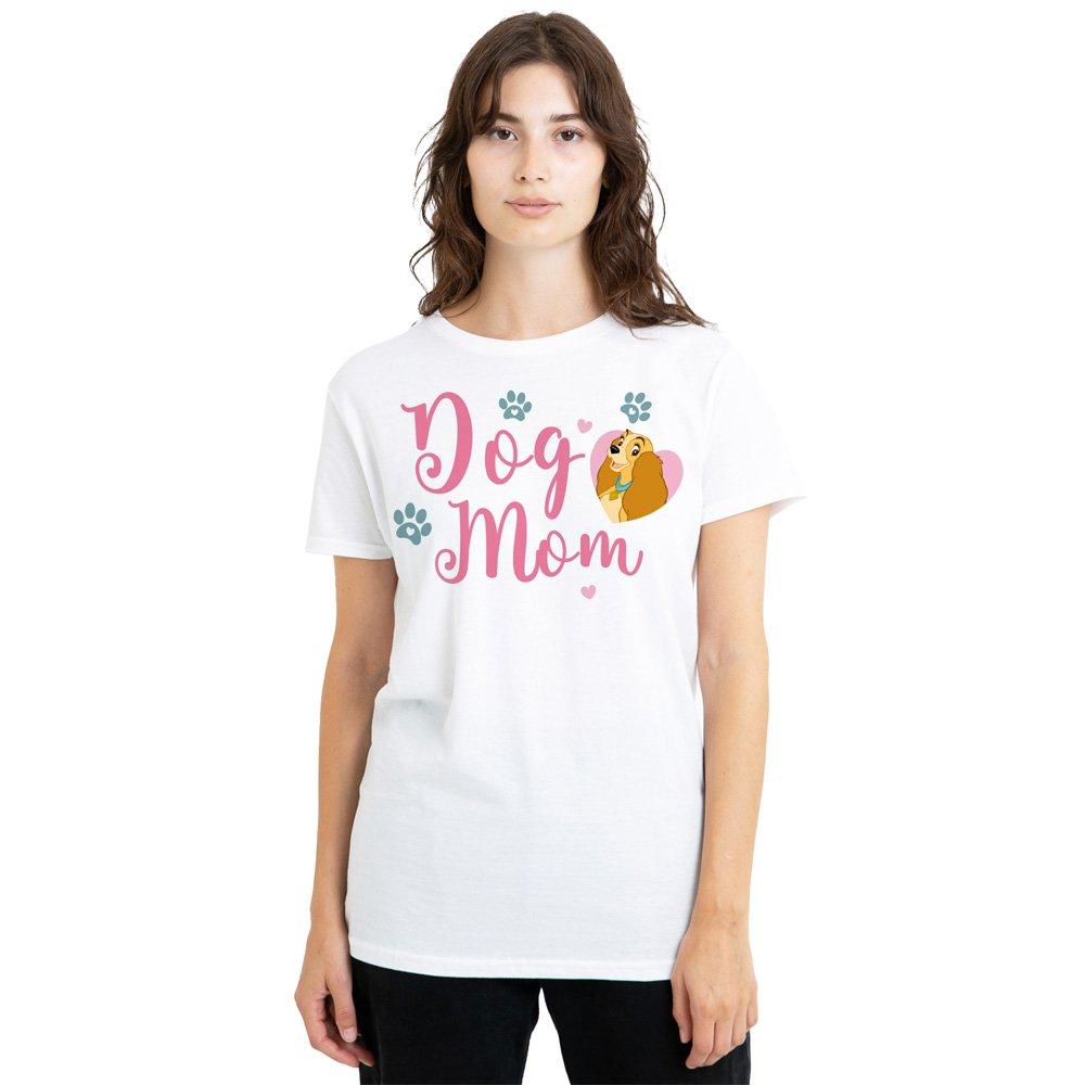 White - Disney - Lady And The Tramp Dog Mom T-Shirt White - 1