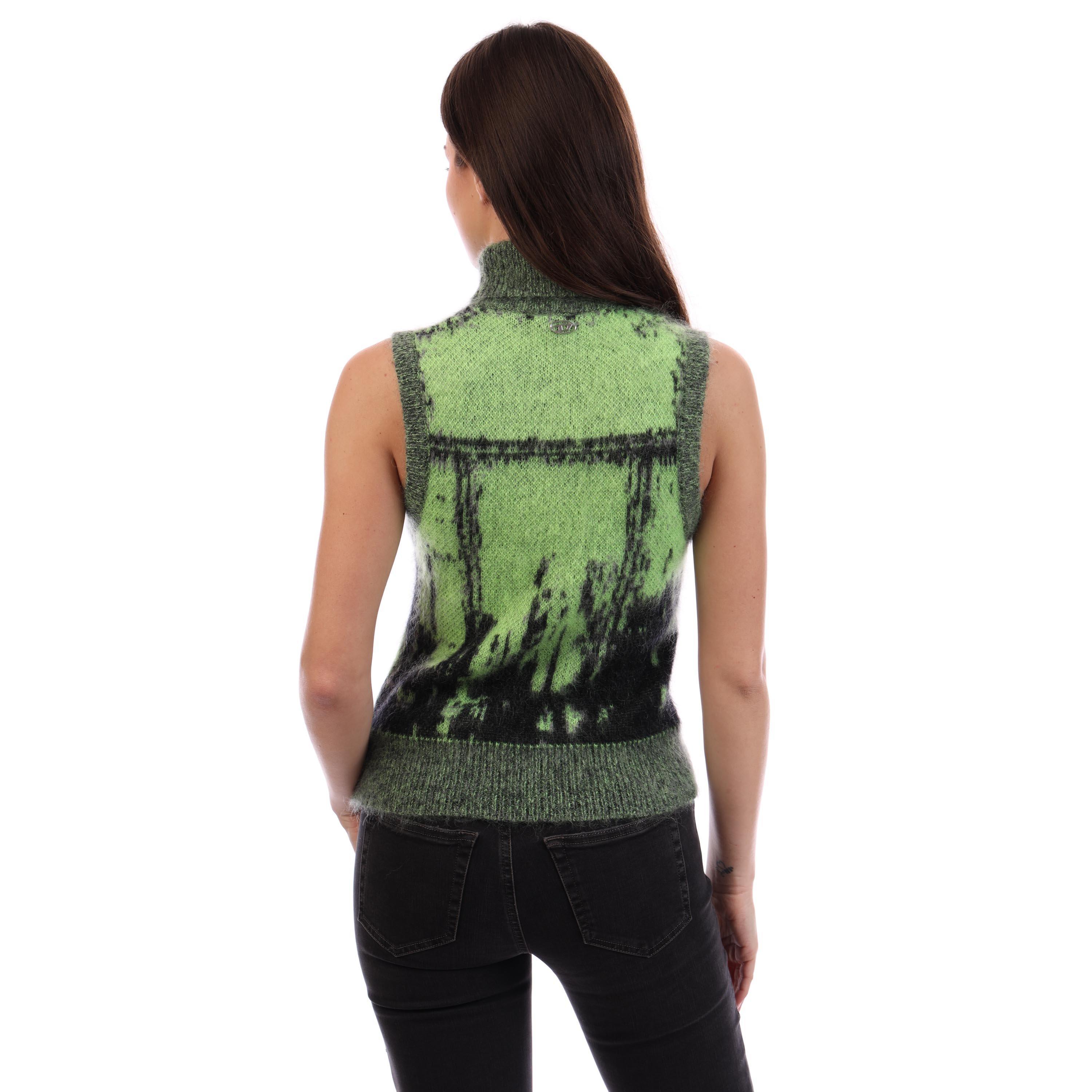 Lime Punch - Diesel - Women's Sifnos Maglia Knitted Hoodie - 4